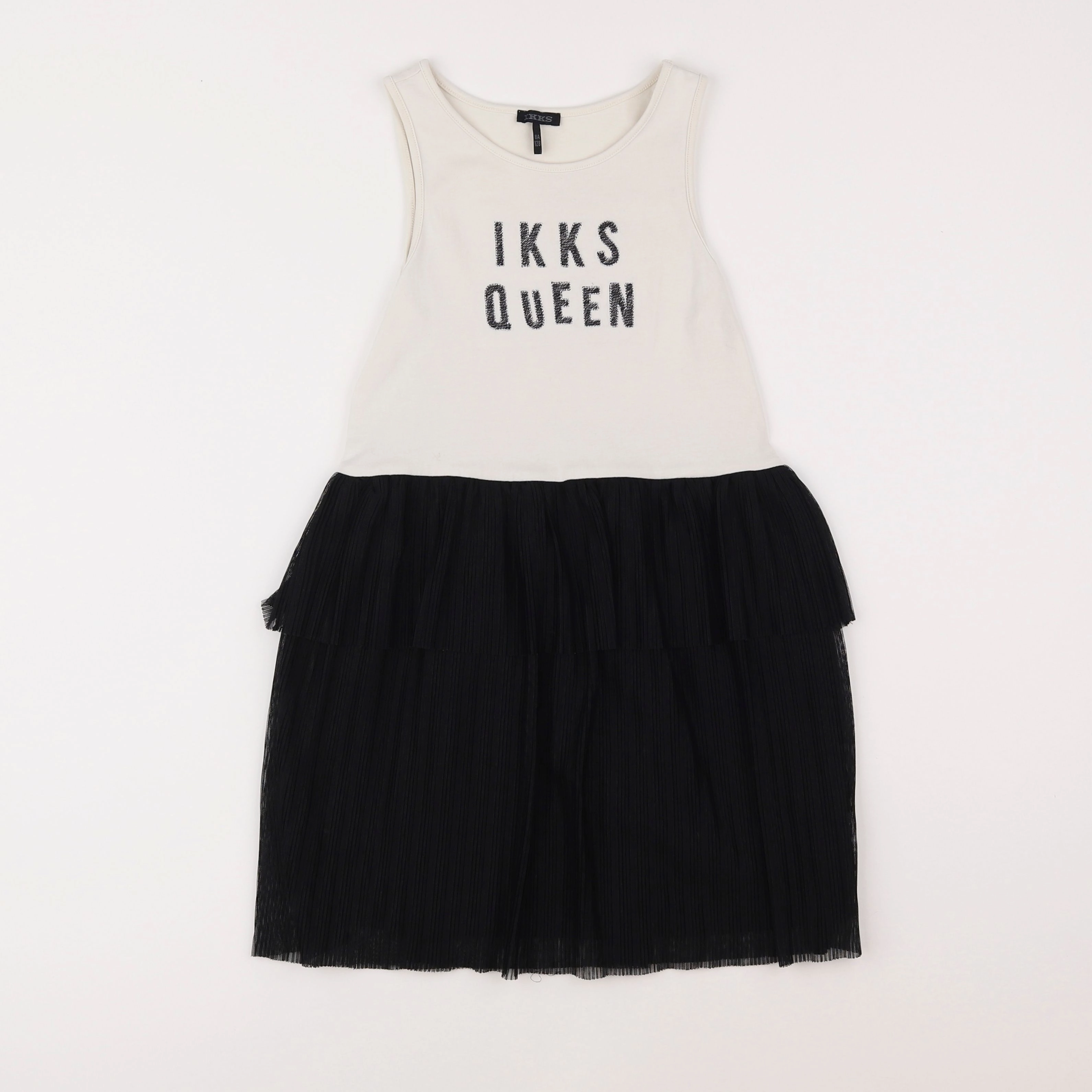 IKKS - robe blanc - 8 ans