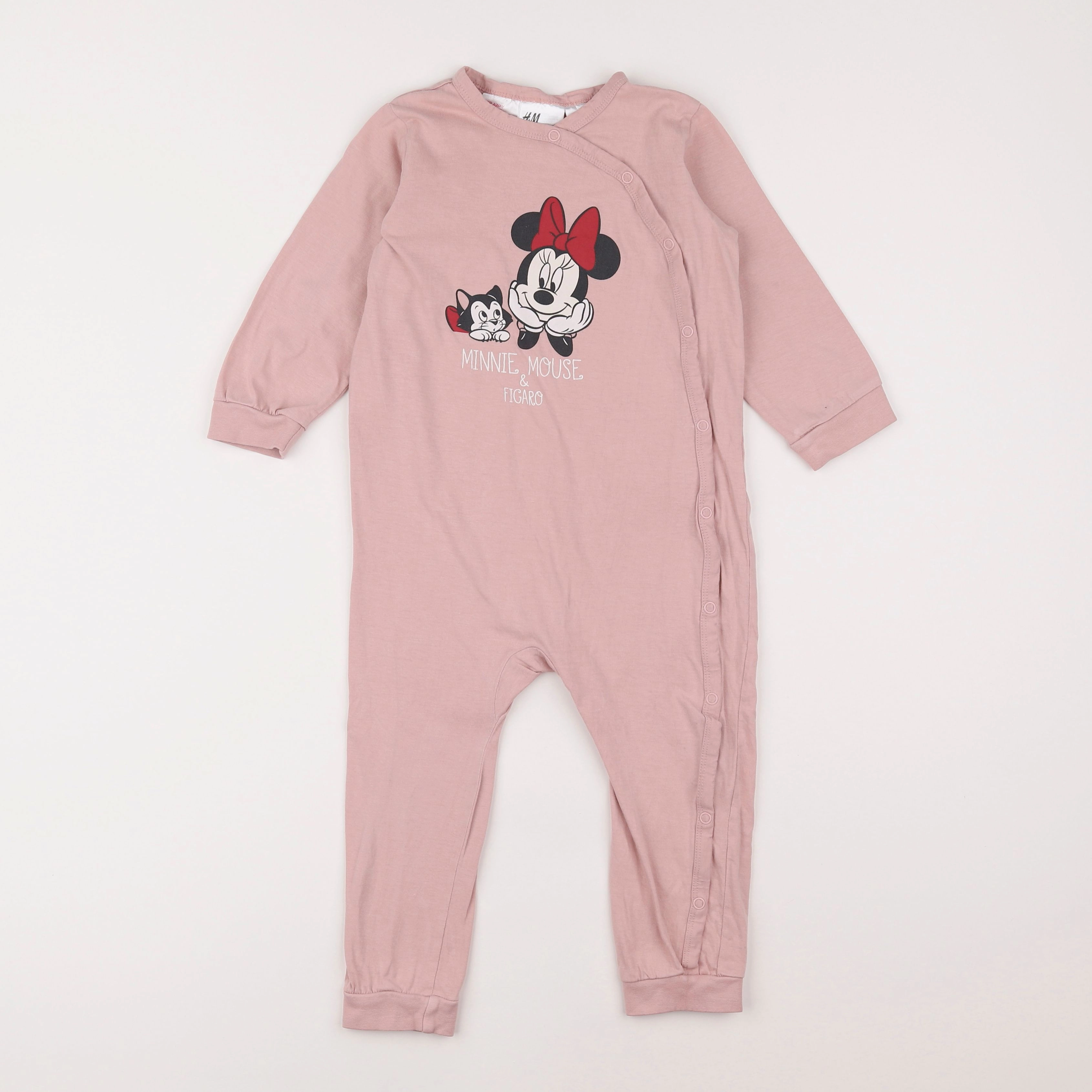 H&M - pyjama coton rose - 2 ans