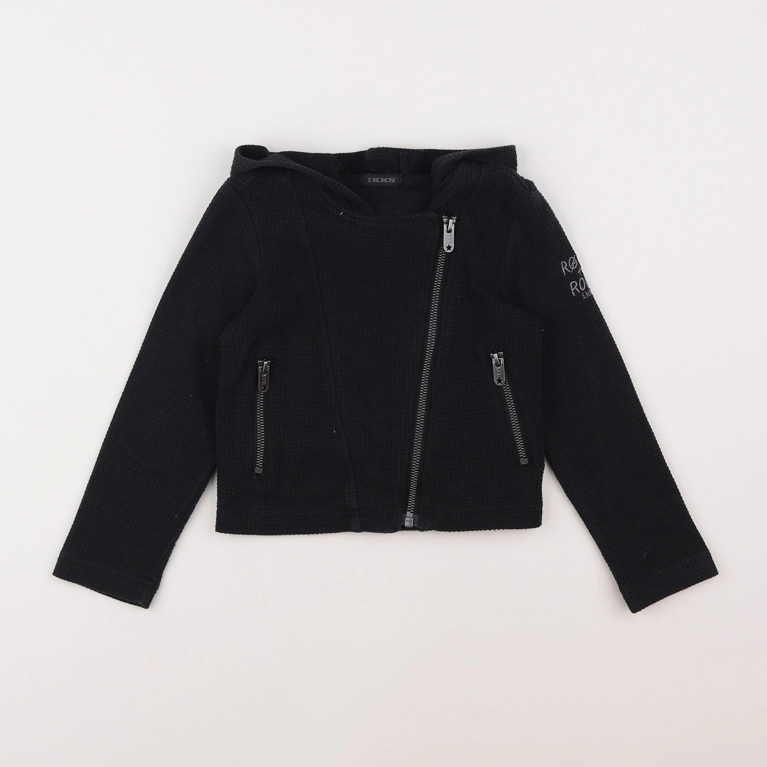 IKKS - sweat noir - 4 ans