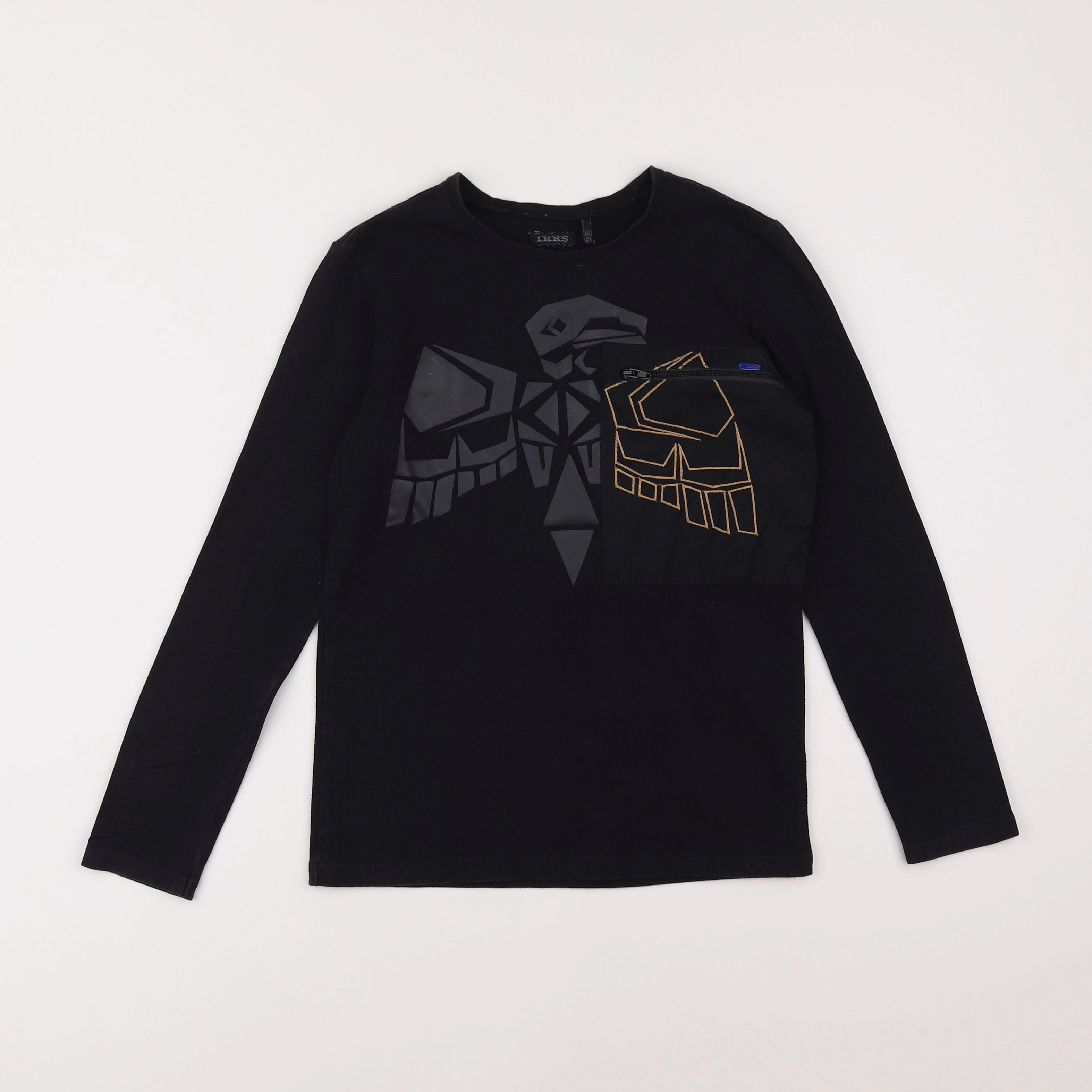 IKKS - tee-shirt noir - 10 ans
