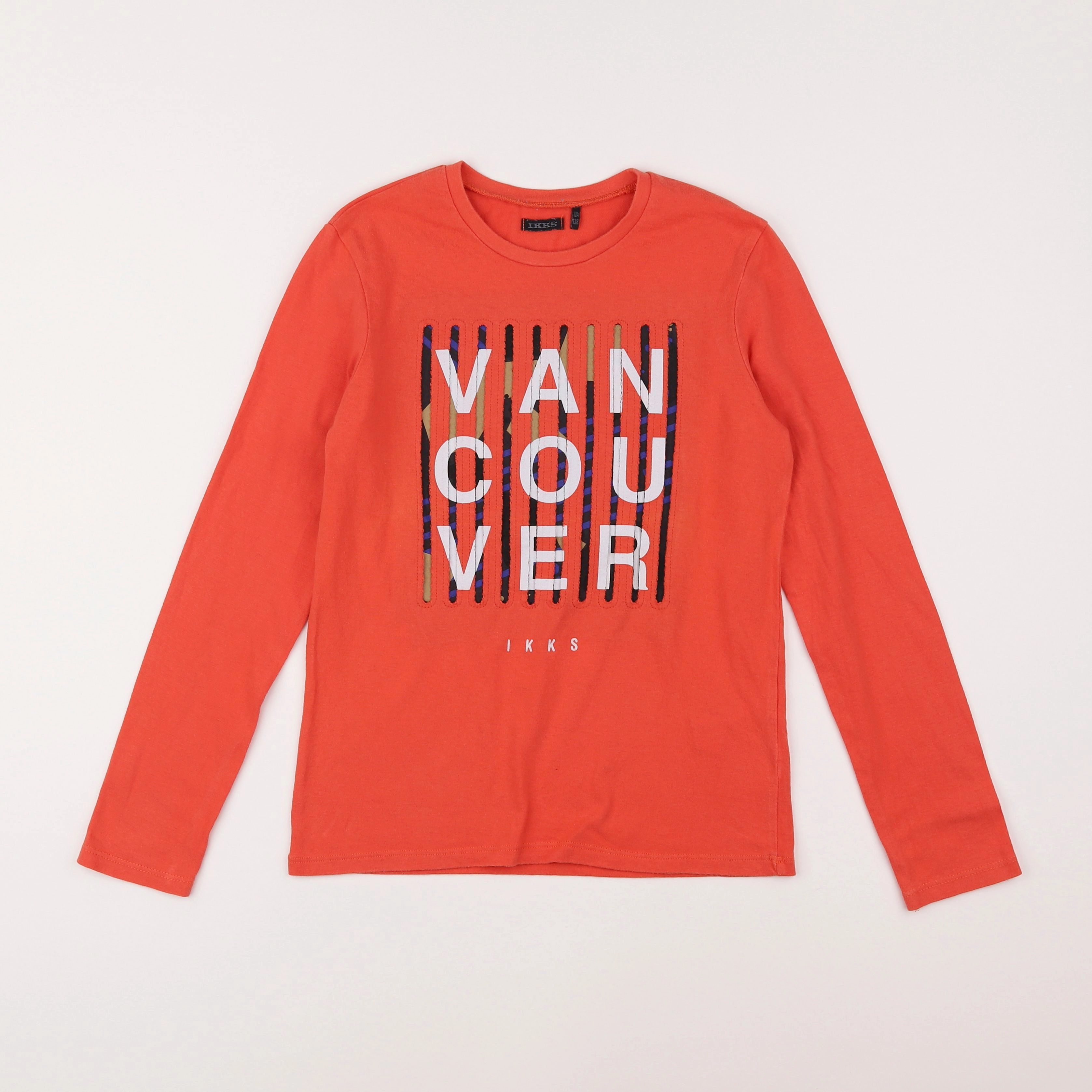 IKKS - tee-shirt orange - 10 ans