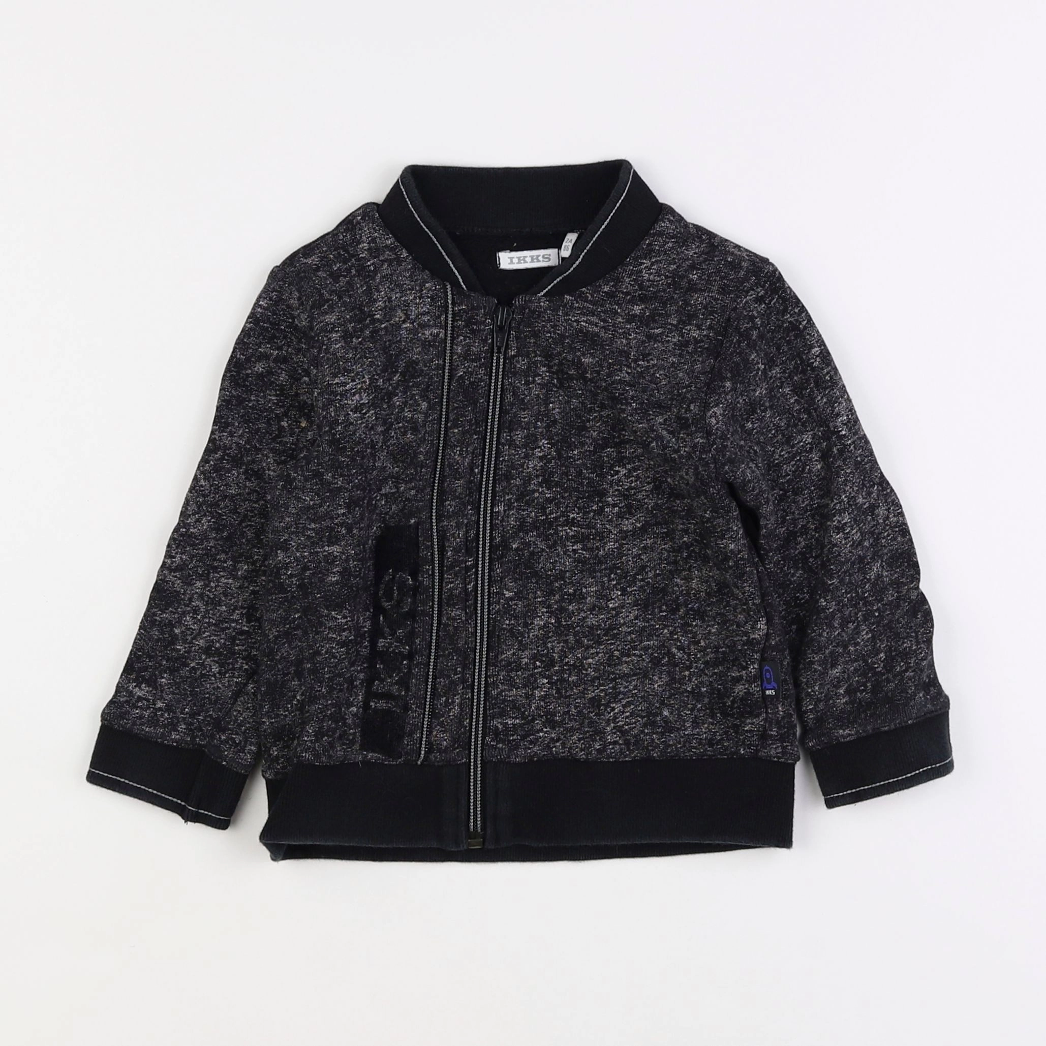 IKKS - sweat gris - 2 ans