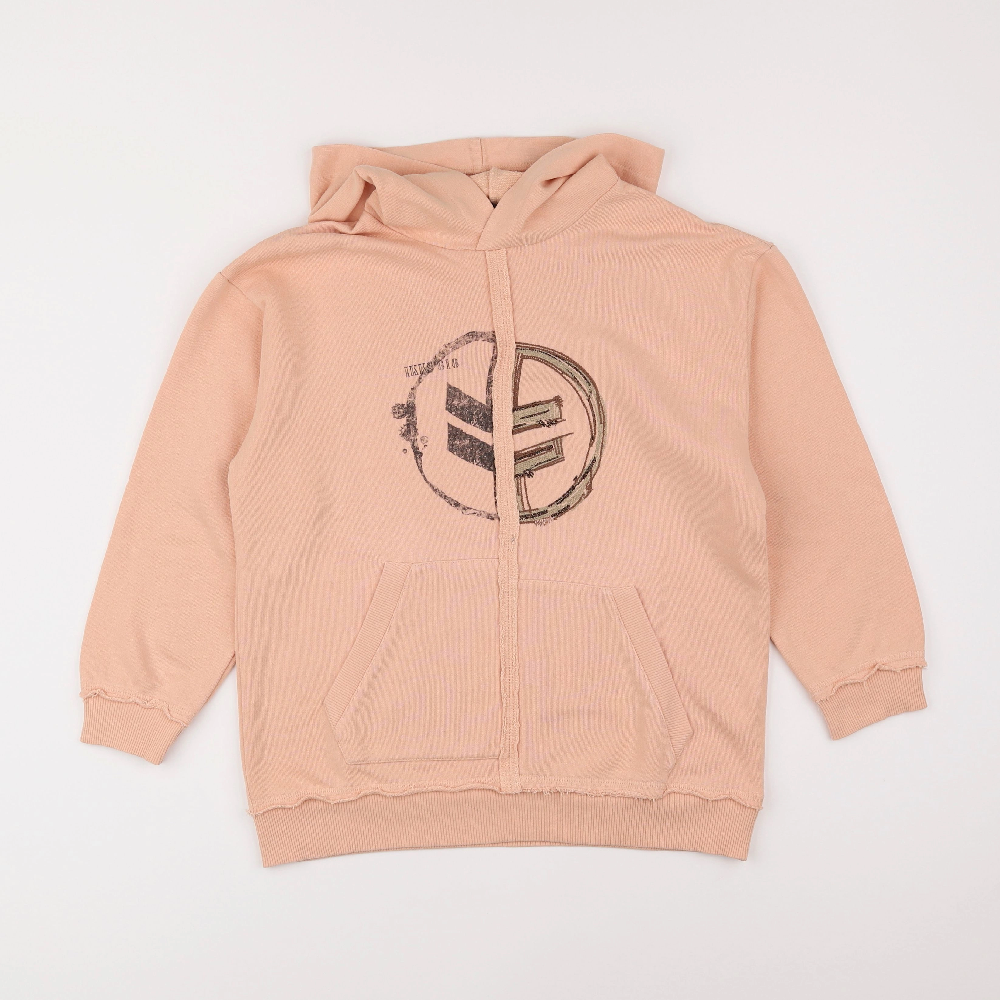 IKKS - sweat orange - 8 ans