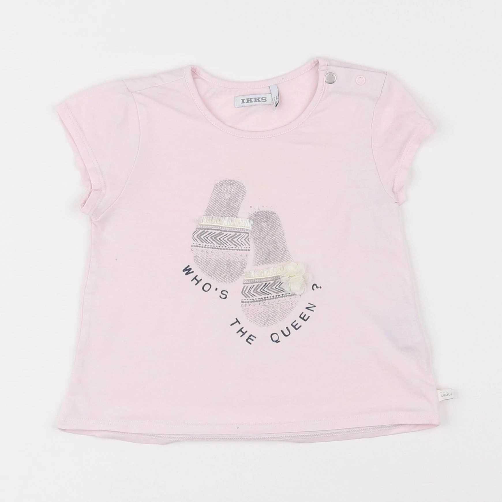 IKKS - tee-shirt rose - 2 ans