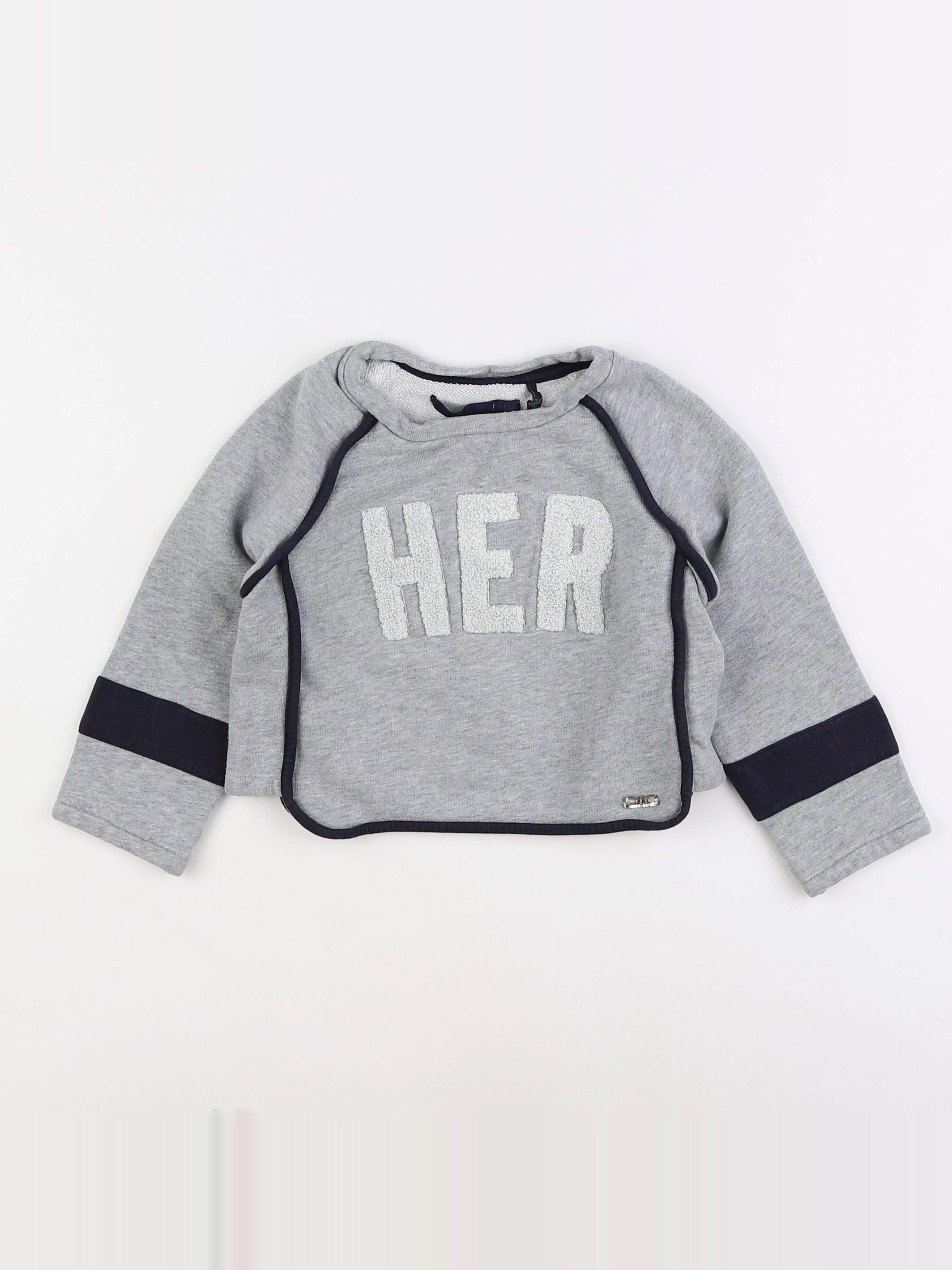 IKKS - sweat gris - 5 ans