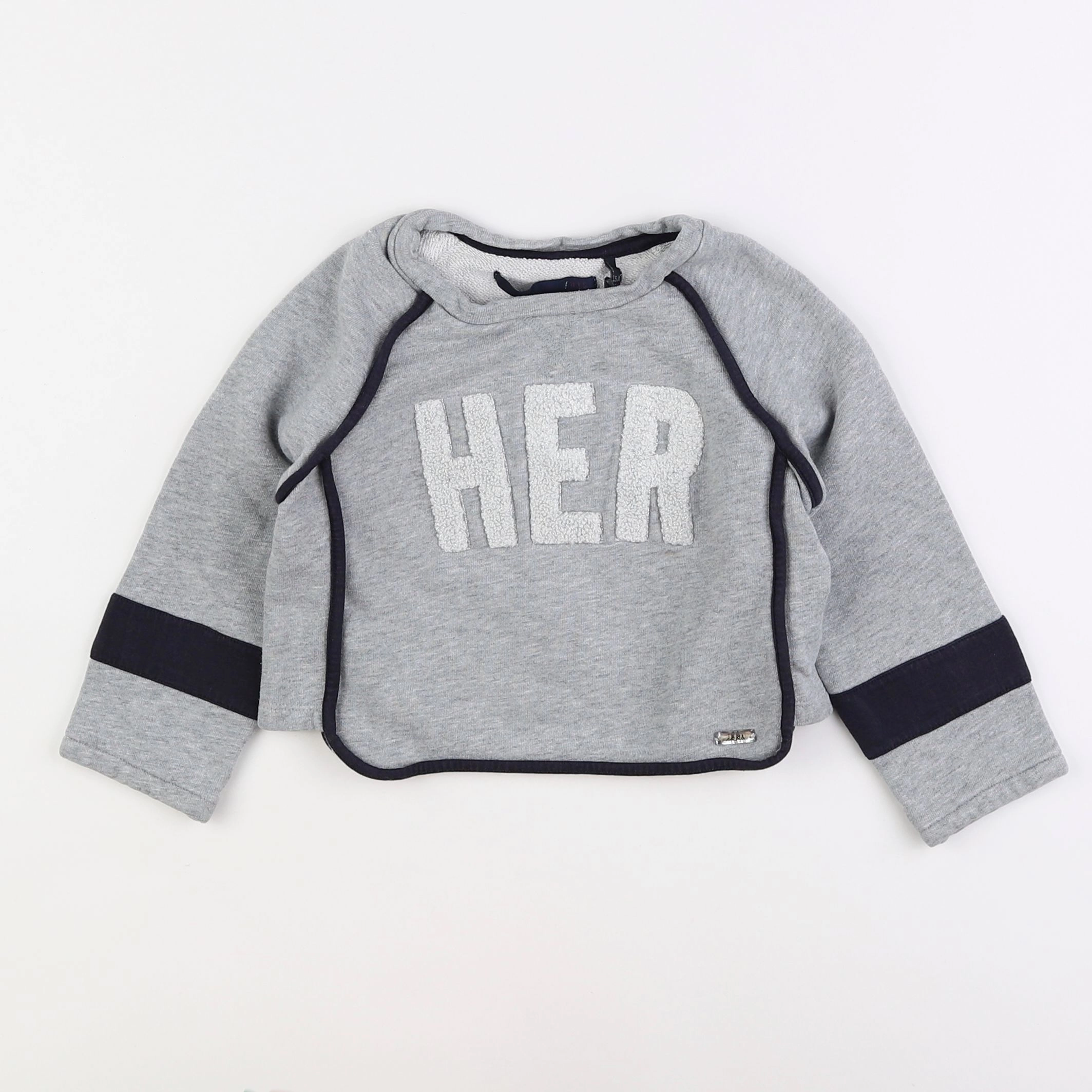 IKKS - sweat gris - 5 ans