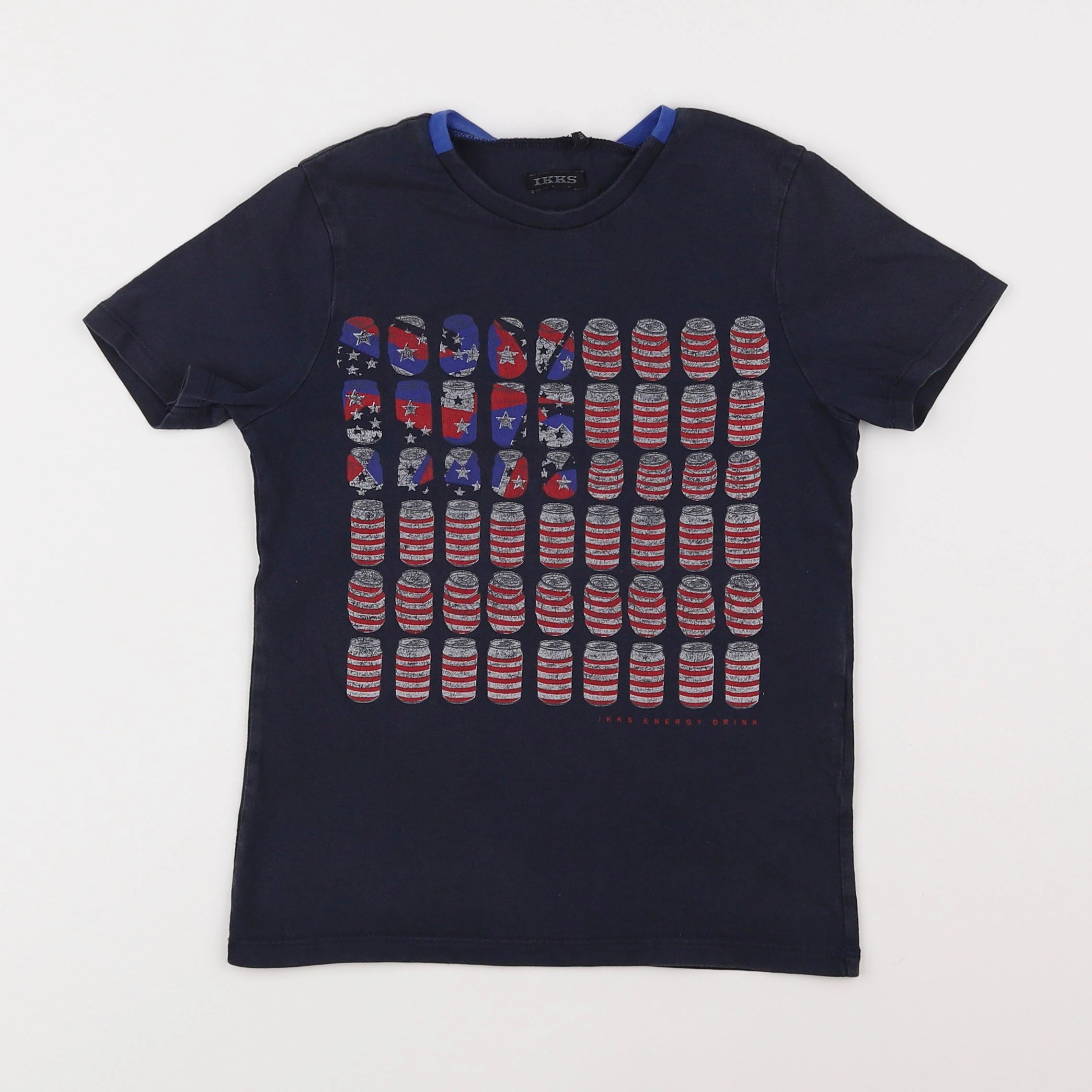 IKKS - tee-shirt bleu - 6 ans