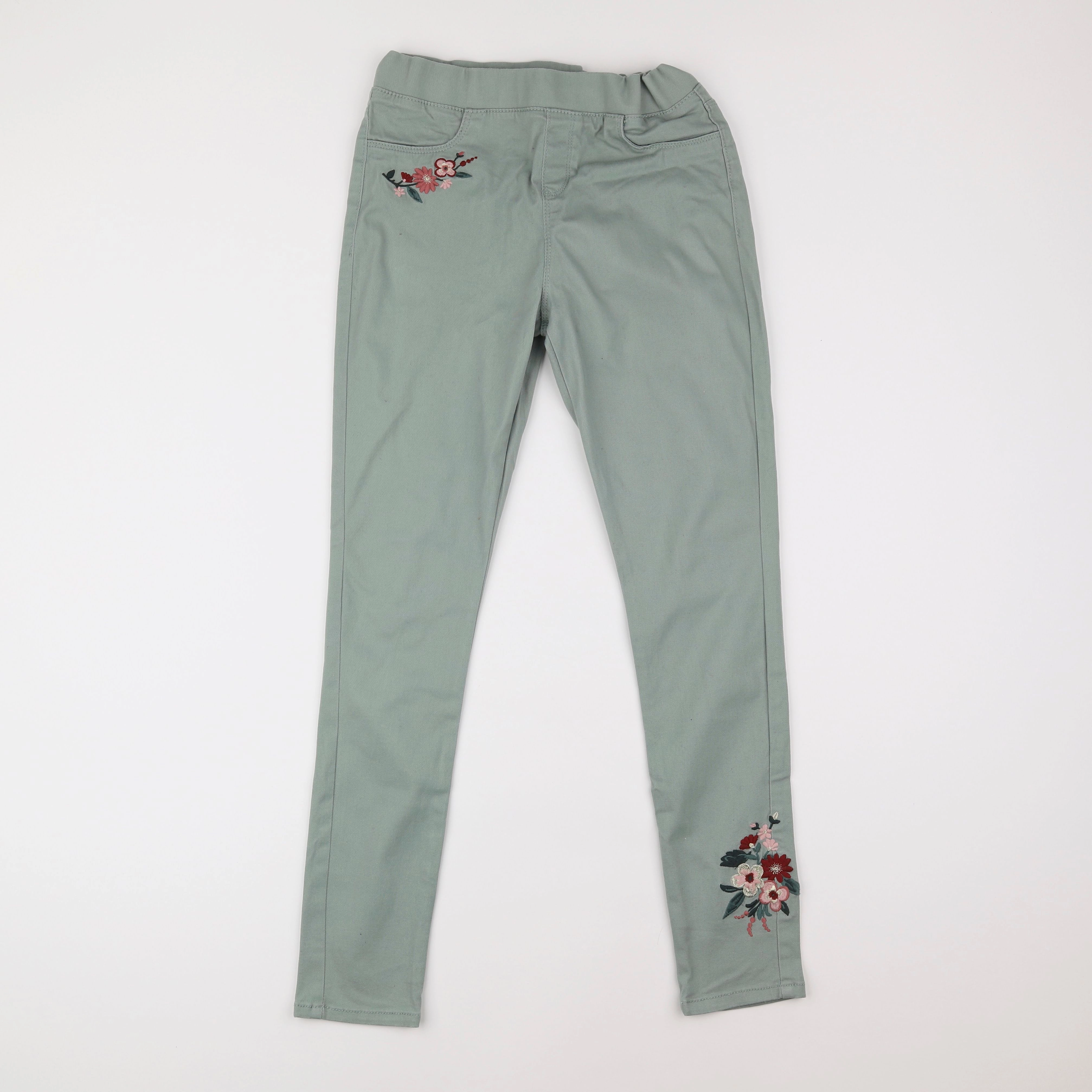 Vertbaudet - jegging vert - 12 ans