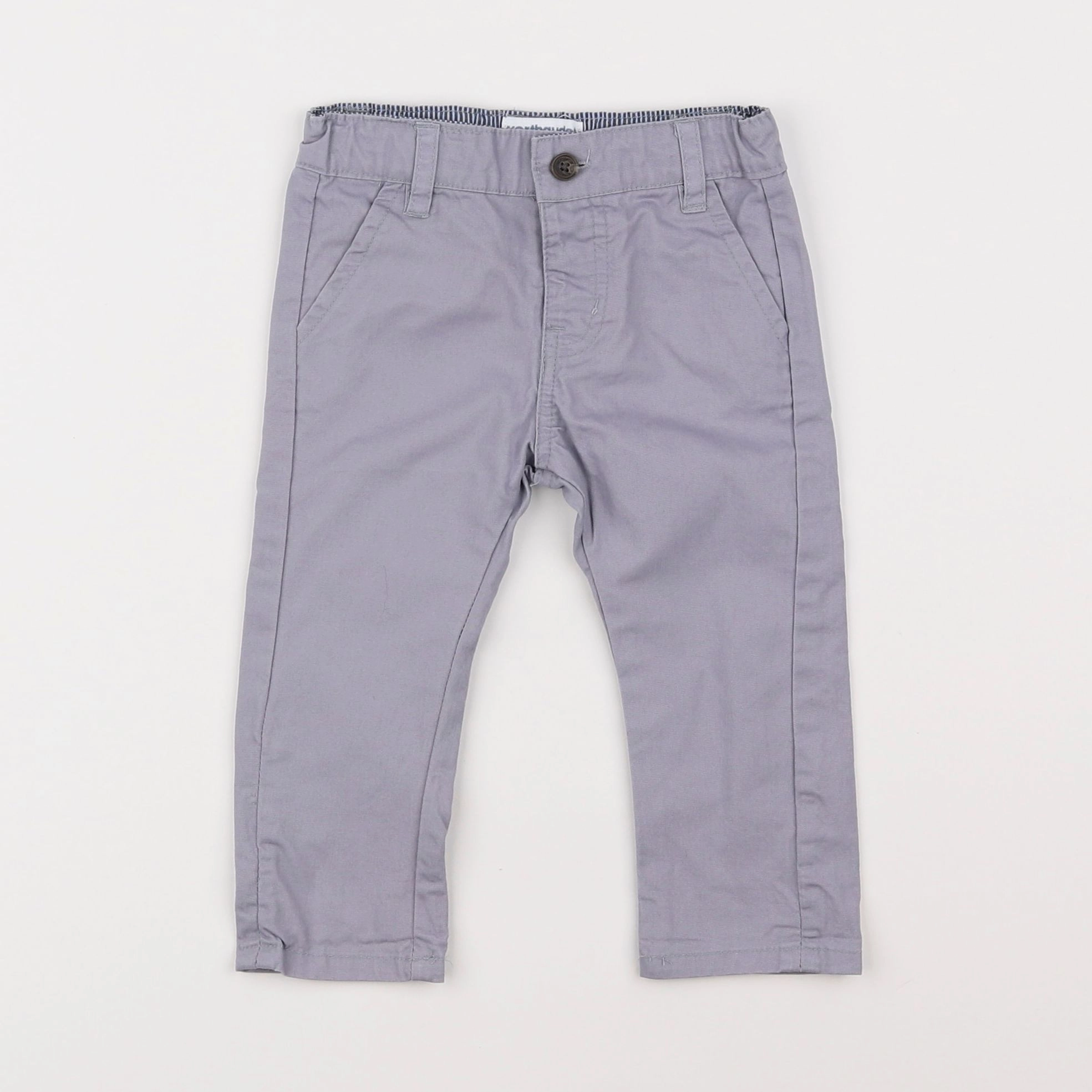 Vertbaudet - pantalon gris - 6 mois