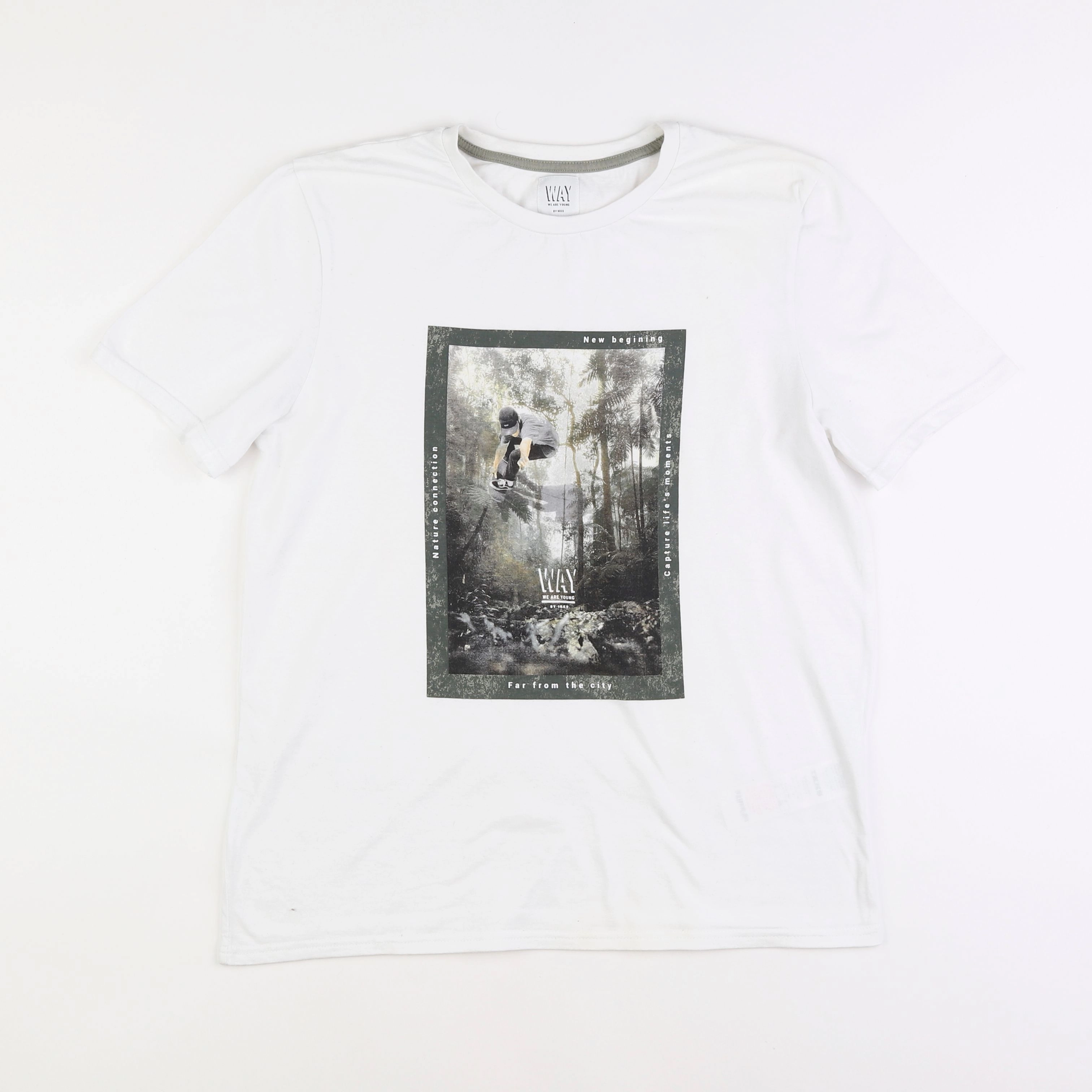 IKKS - tee-shirt blanc - 16 ans