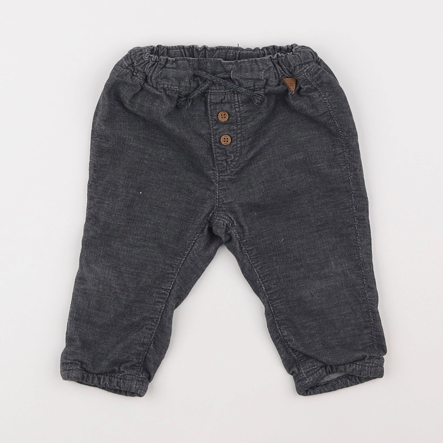 H&M - pantalon gris - 6 mois
