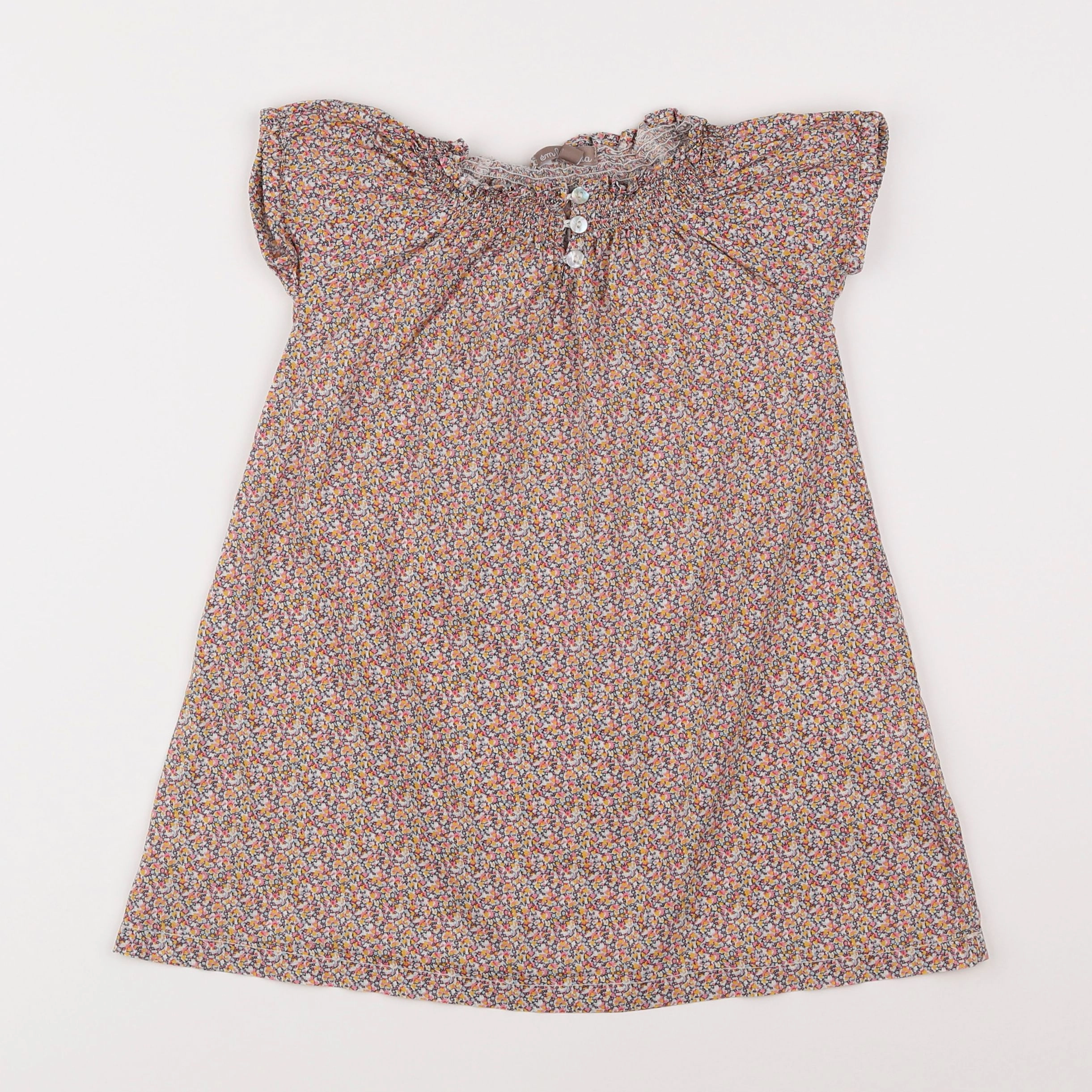 Emile et Ida - robe multicolore - 4 ans