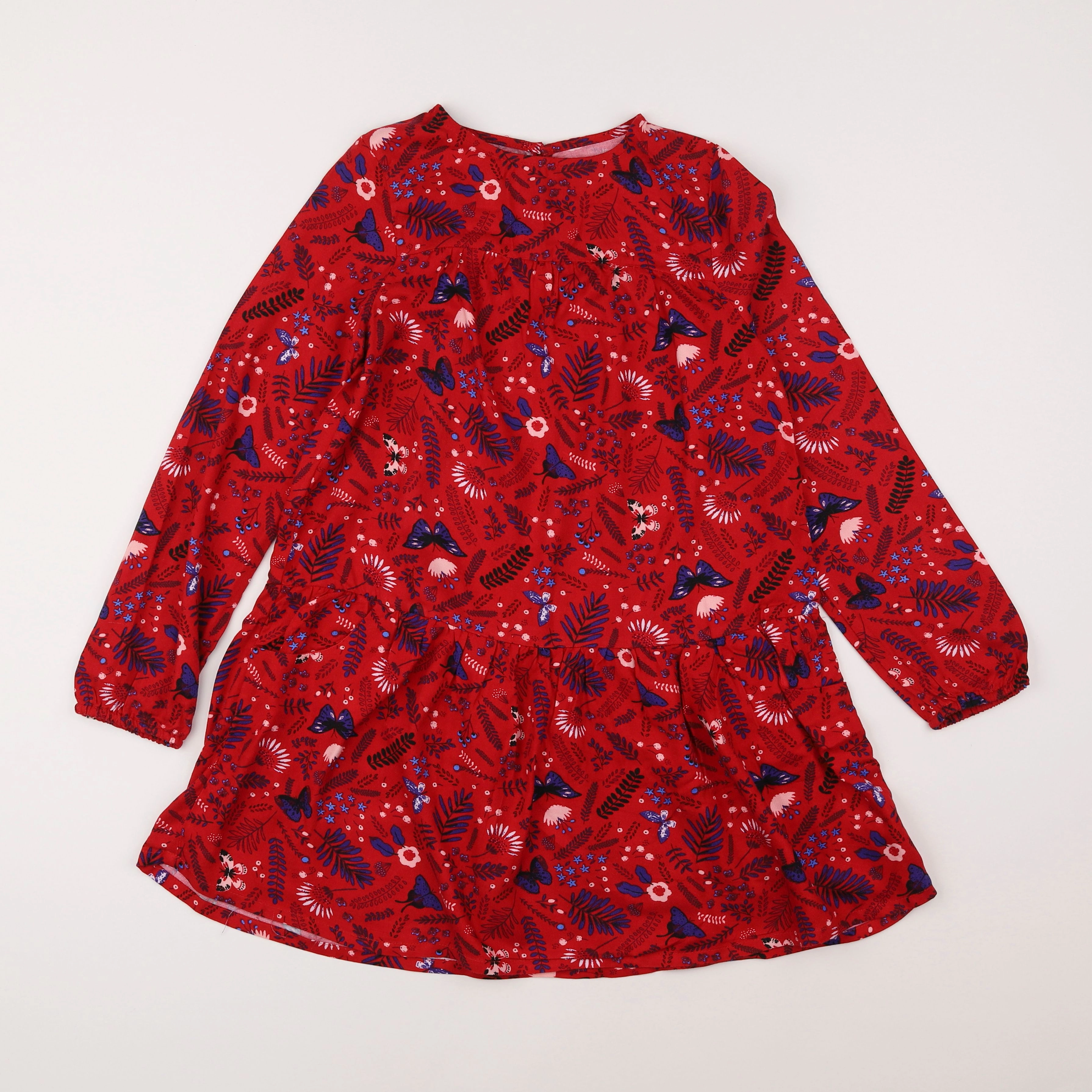 Vertbaudet - robe rouge - 9 ans