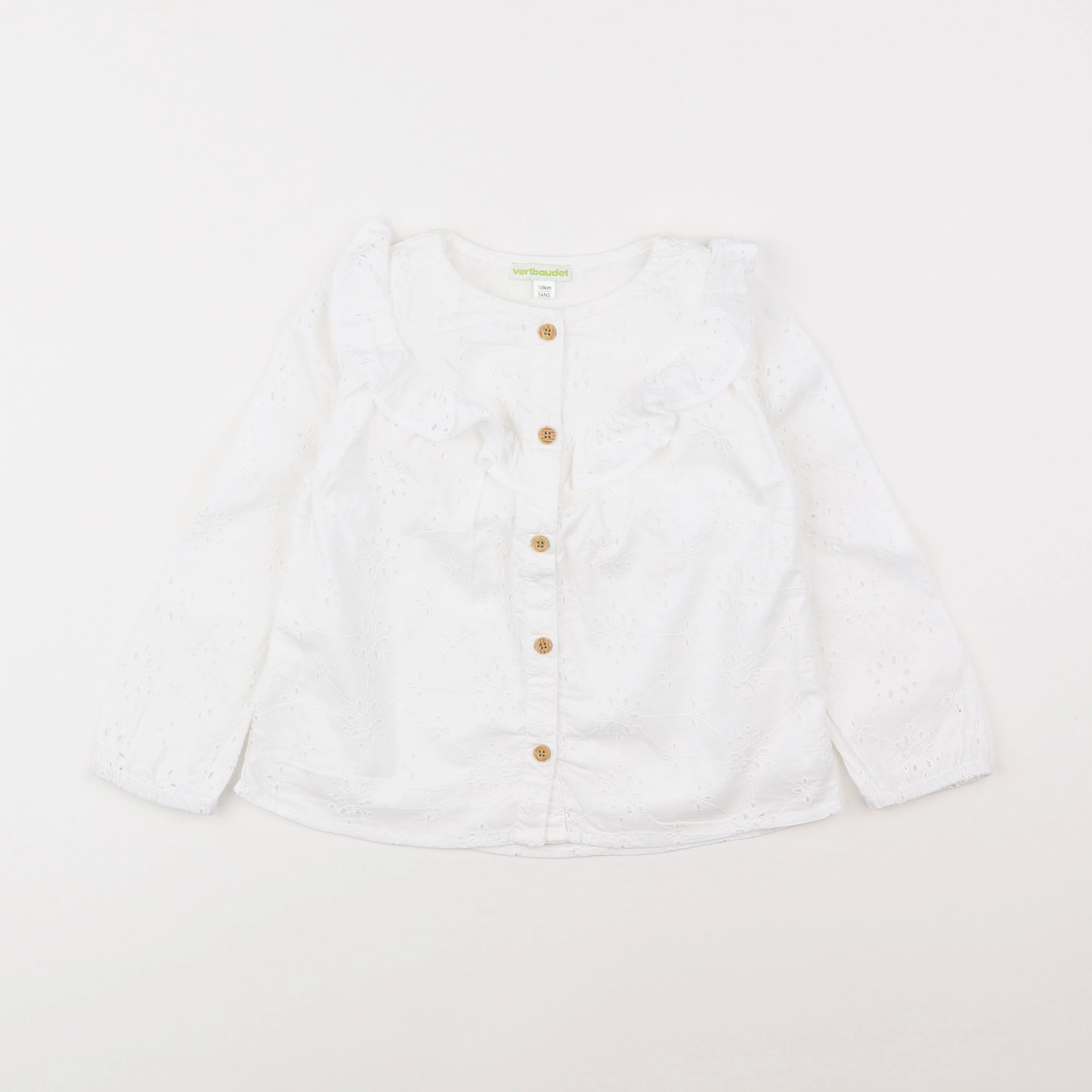 Vertbaudet - blouse blanc - 5 ans