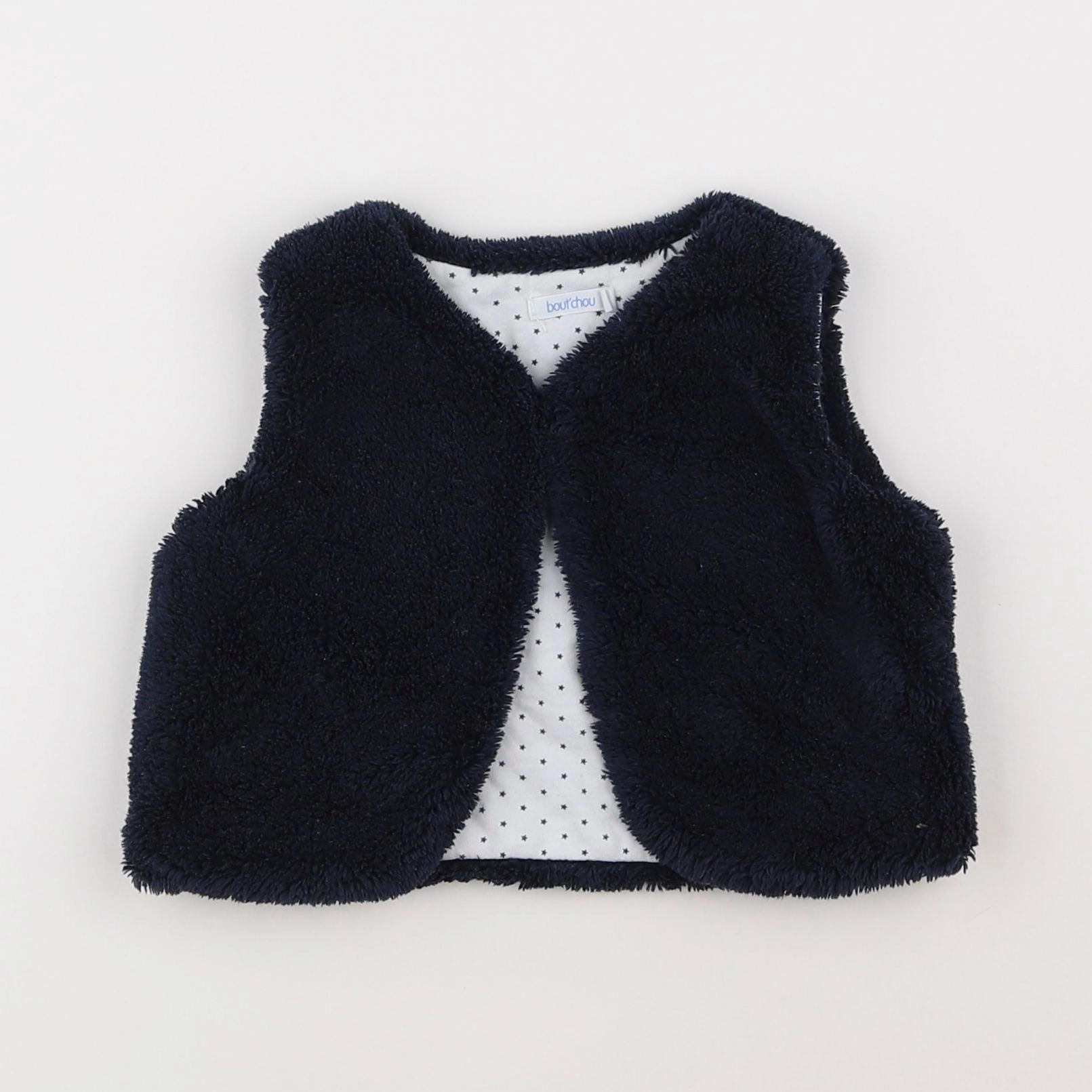 Boutchou - gilet bleu - 9 mois