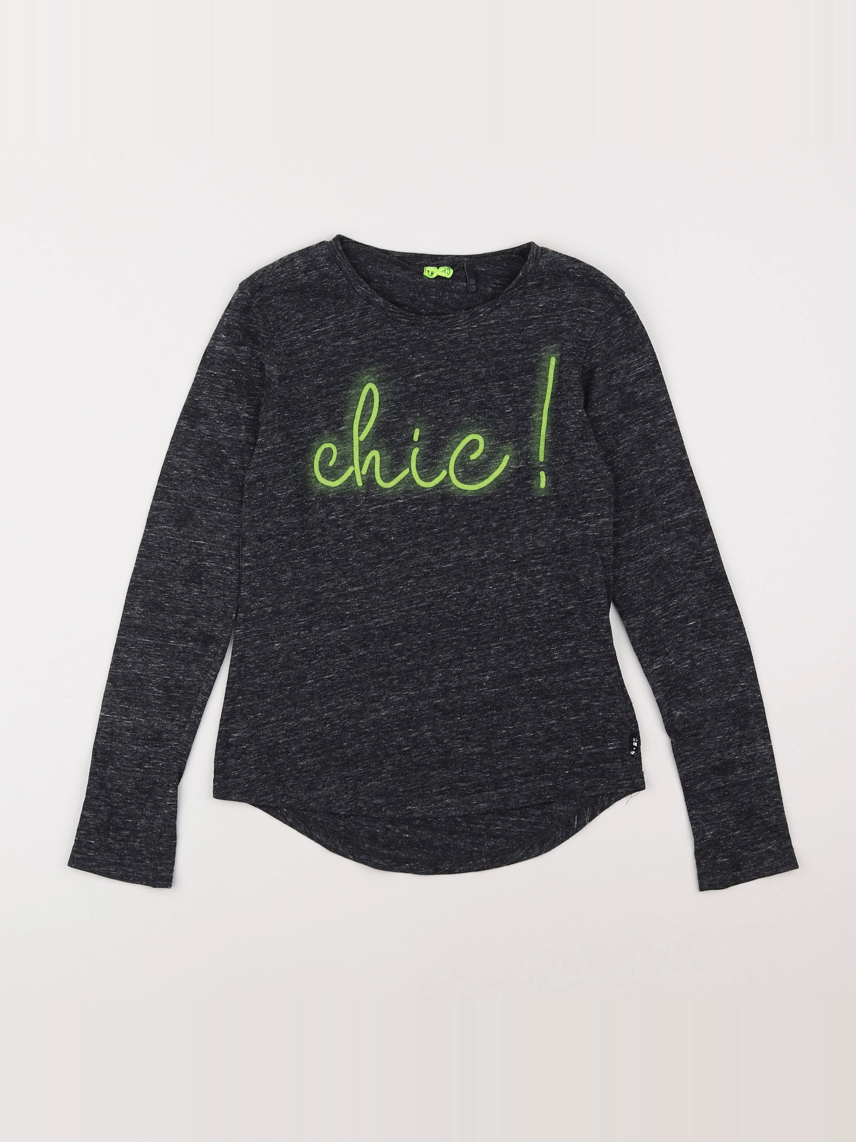 IKKS - tee-shirt gris - 10 ans