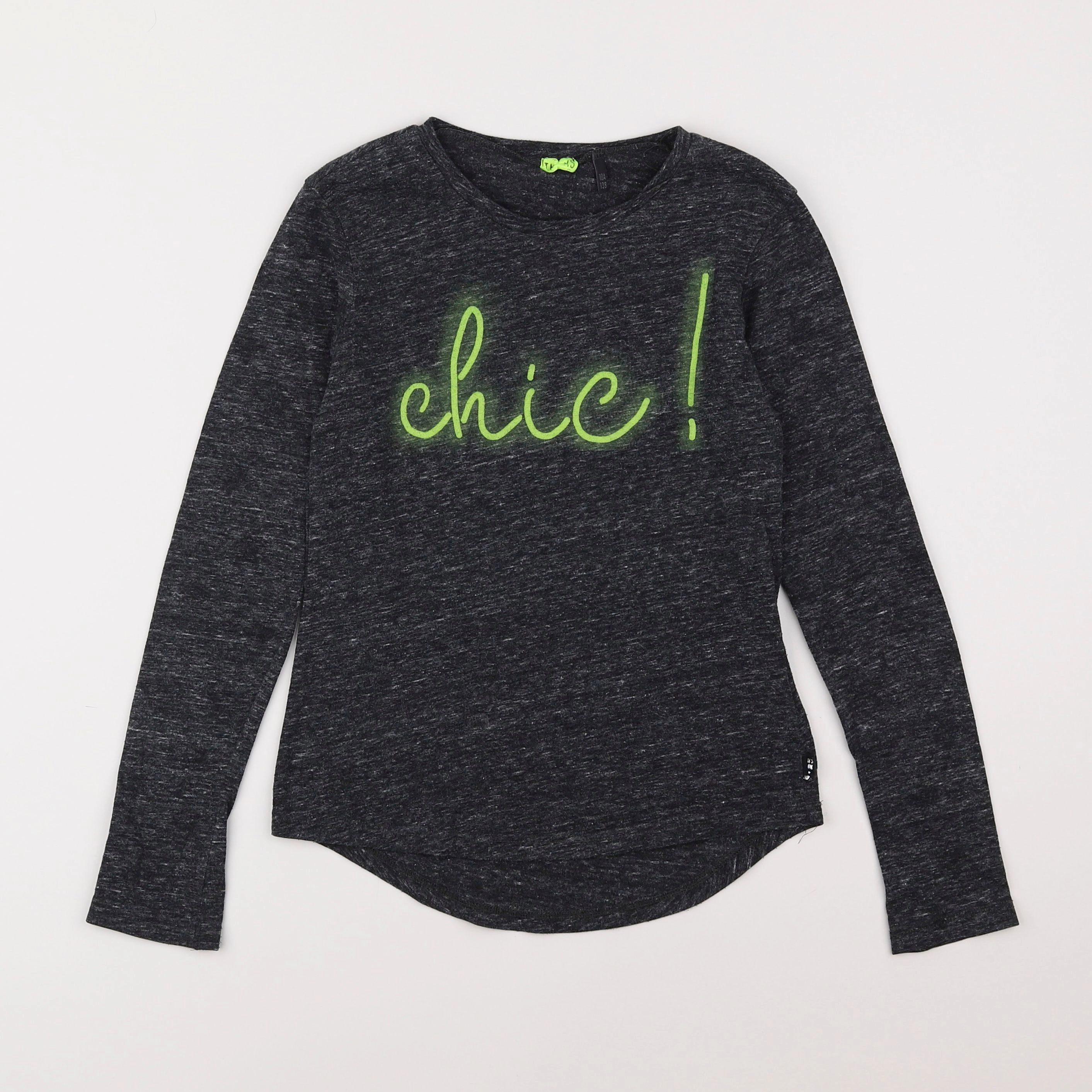 IKKS - tee-shirt gris - 10 ans