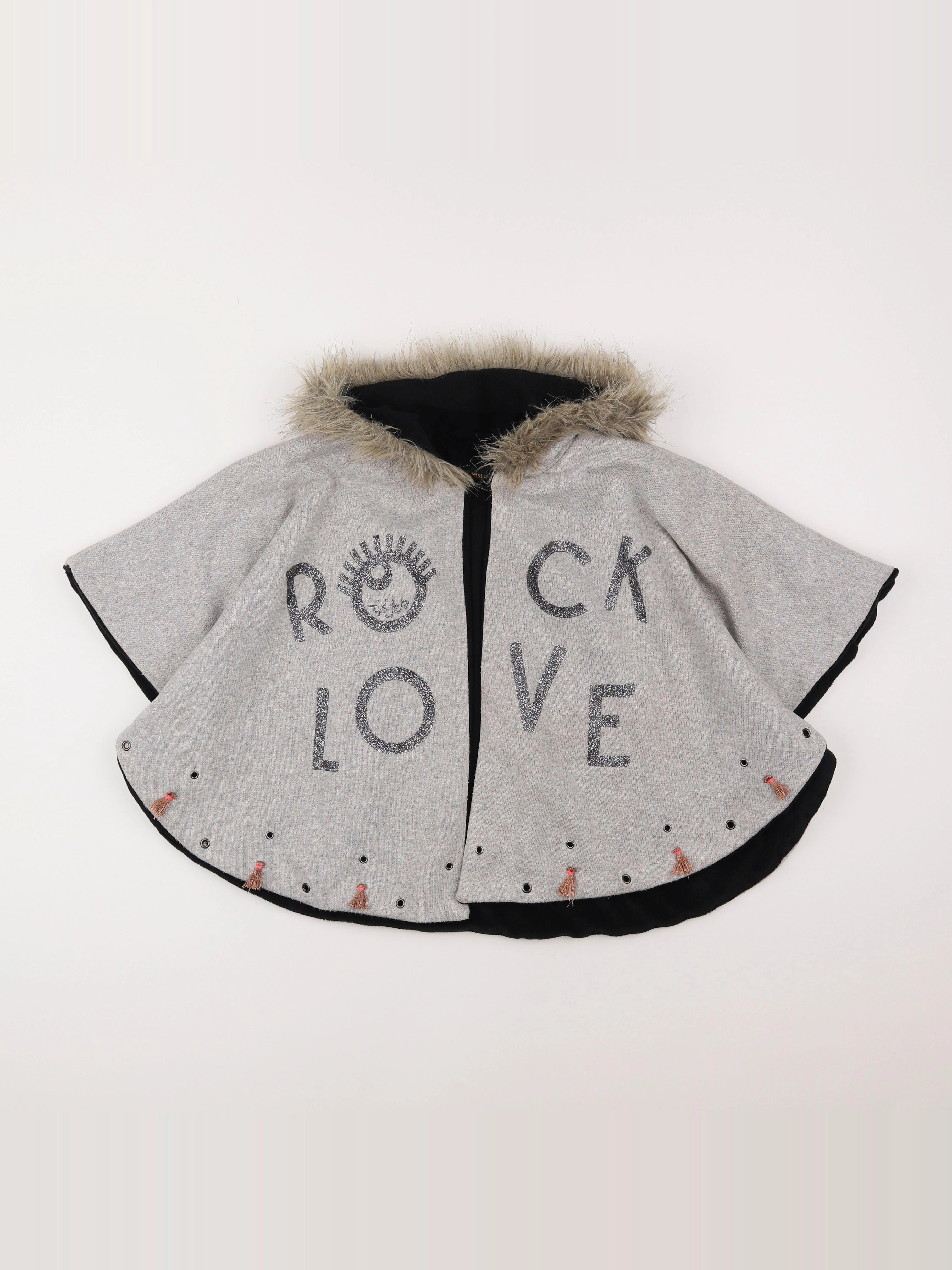 IKKS - veste gris, argent - 10 ans