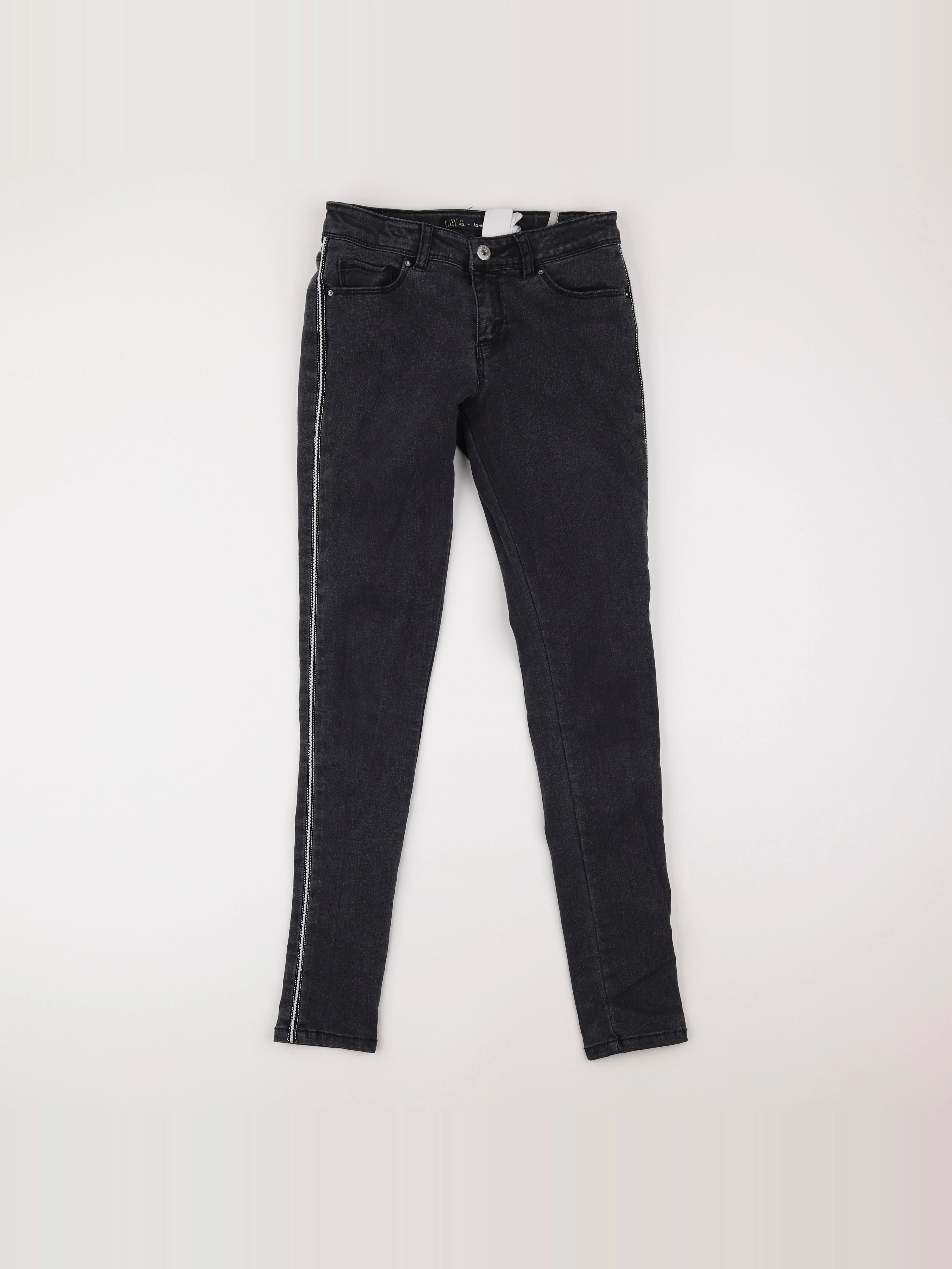 IKKS - jean gris - 14 ans