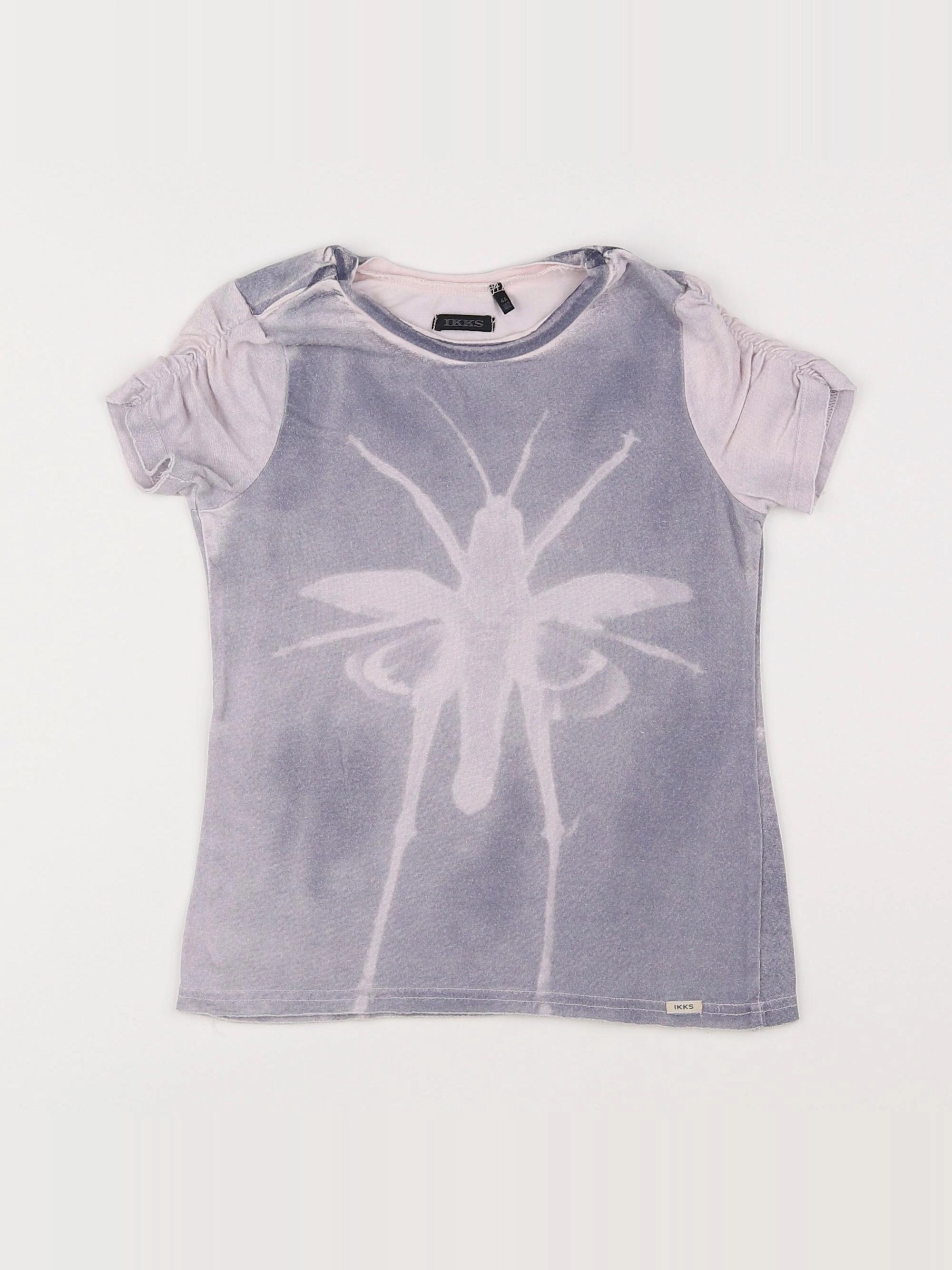 IKKS - tee-shirt gris - 4 ans