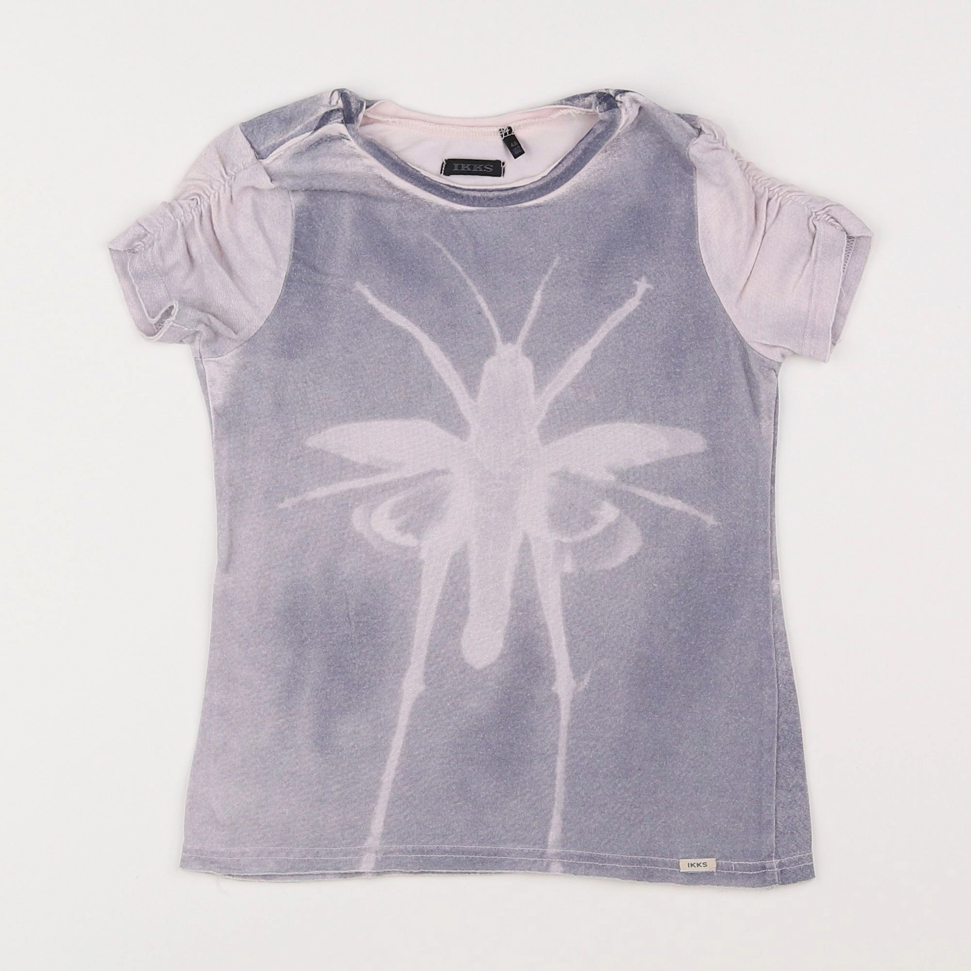 IKKS - tee-shirt gris - 4 ans