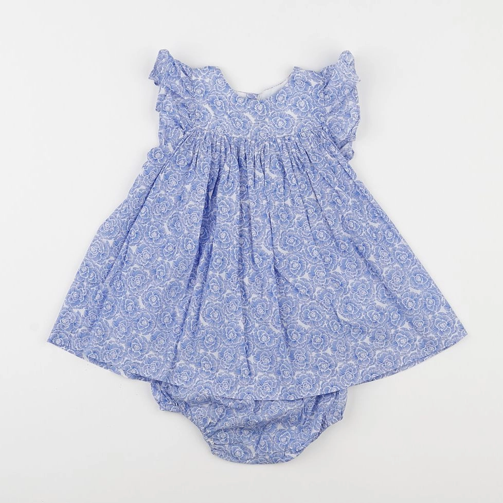 Jacadi - robe liberty bleu - 18 mois