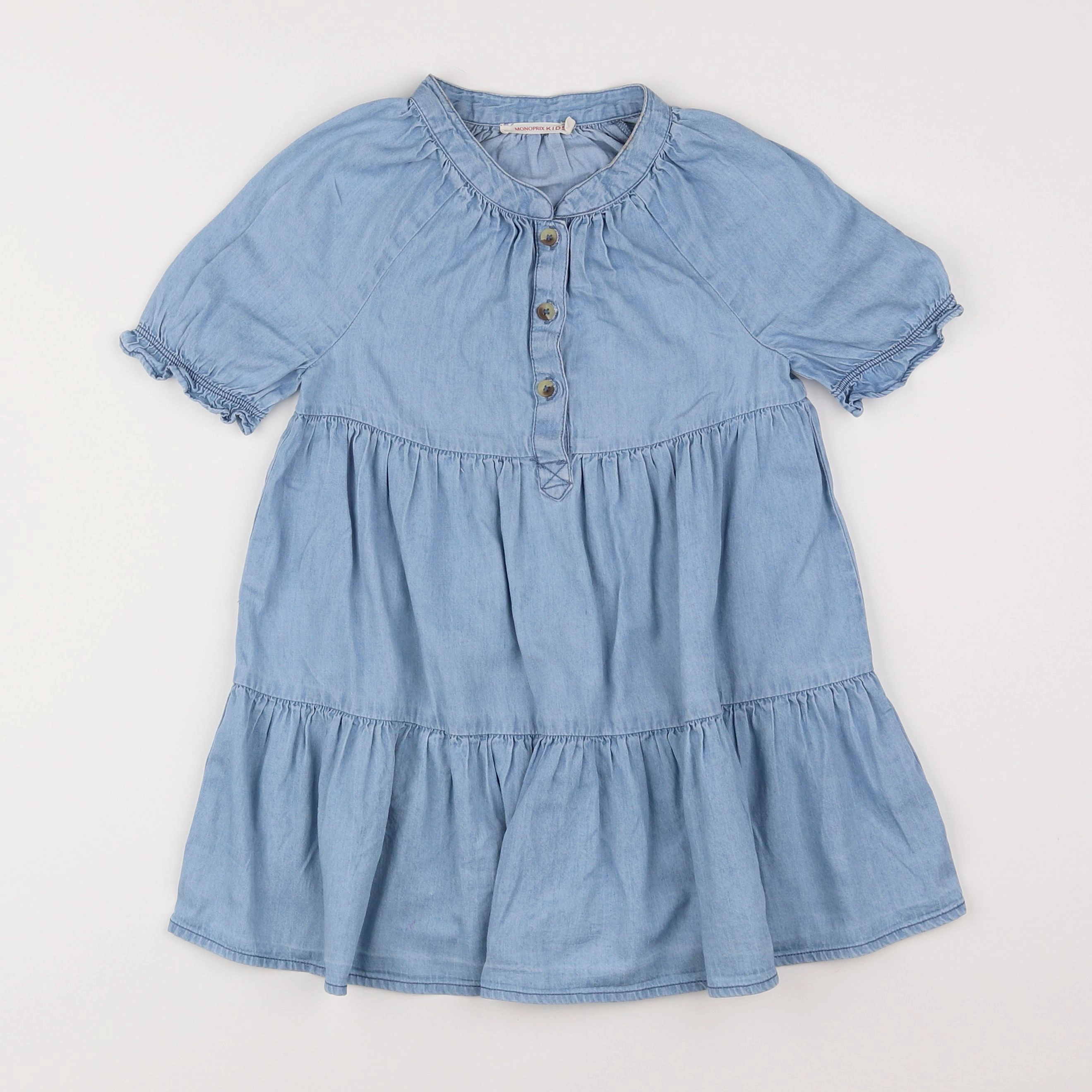 Monoprix - robe bleu - 4 ans