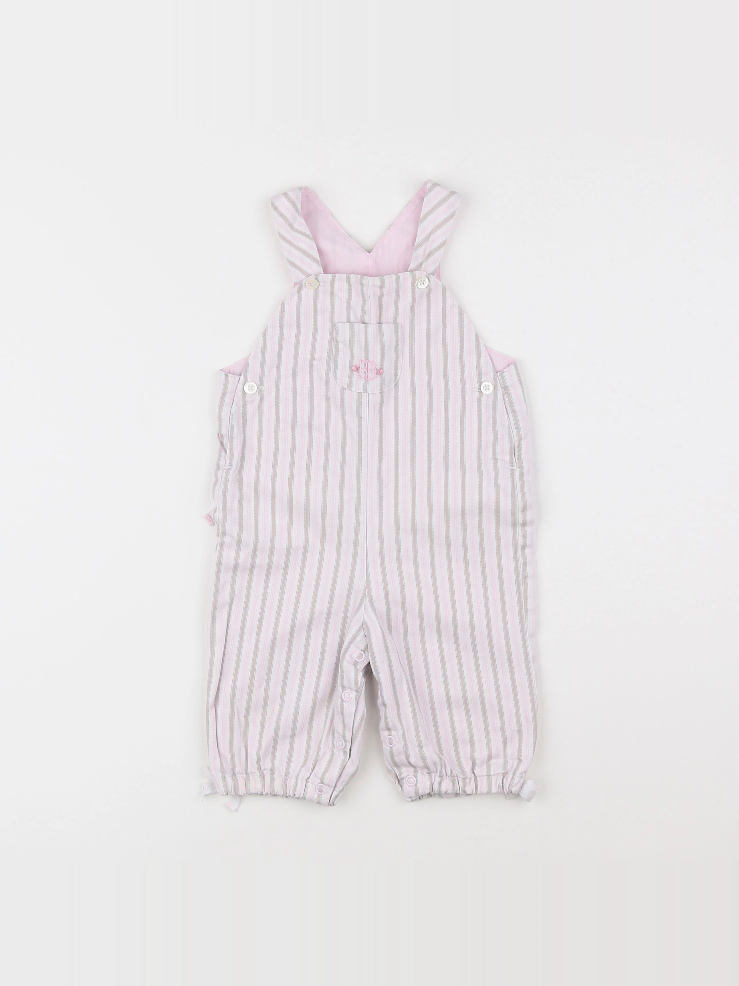 Jacadi - salopette rose - 6 mois