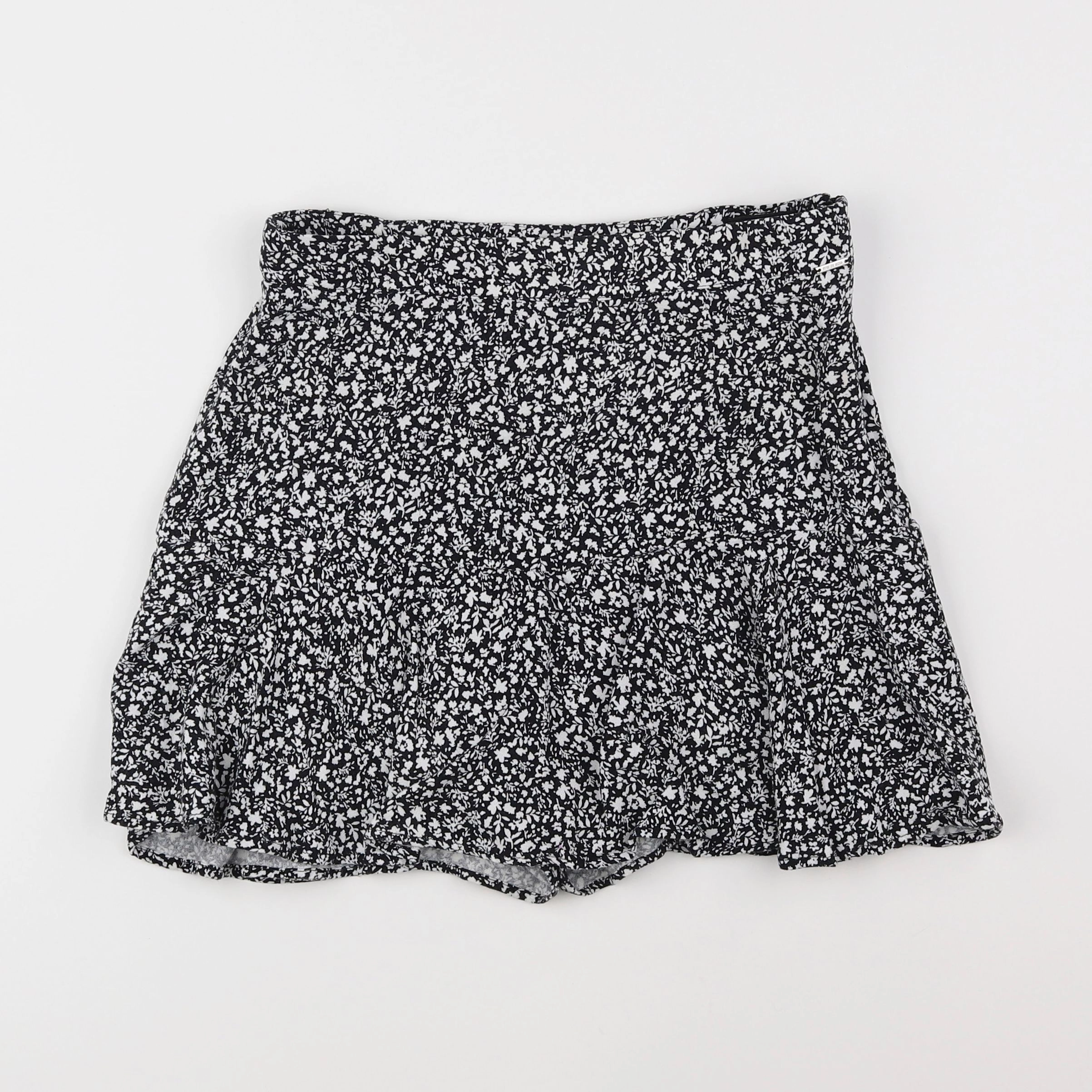 IKKS - jupe short blanc, noir - 14 ans