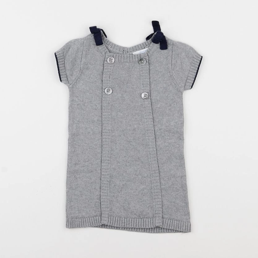 Jacadi - robe gris - 6 mois