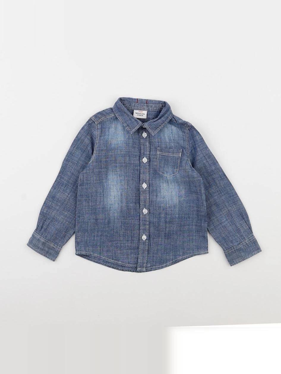 Tape à l'oeil - chemise bleu - 2 ans