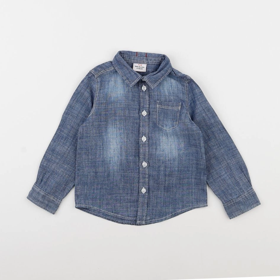 Tape à l'oeil - chemise bleu - 2 ans