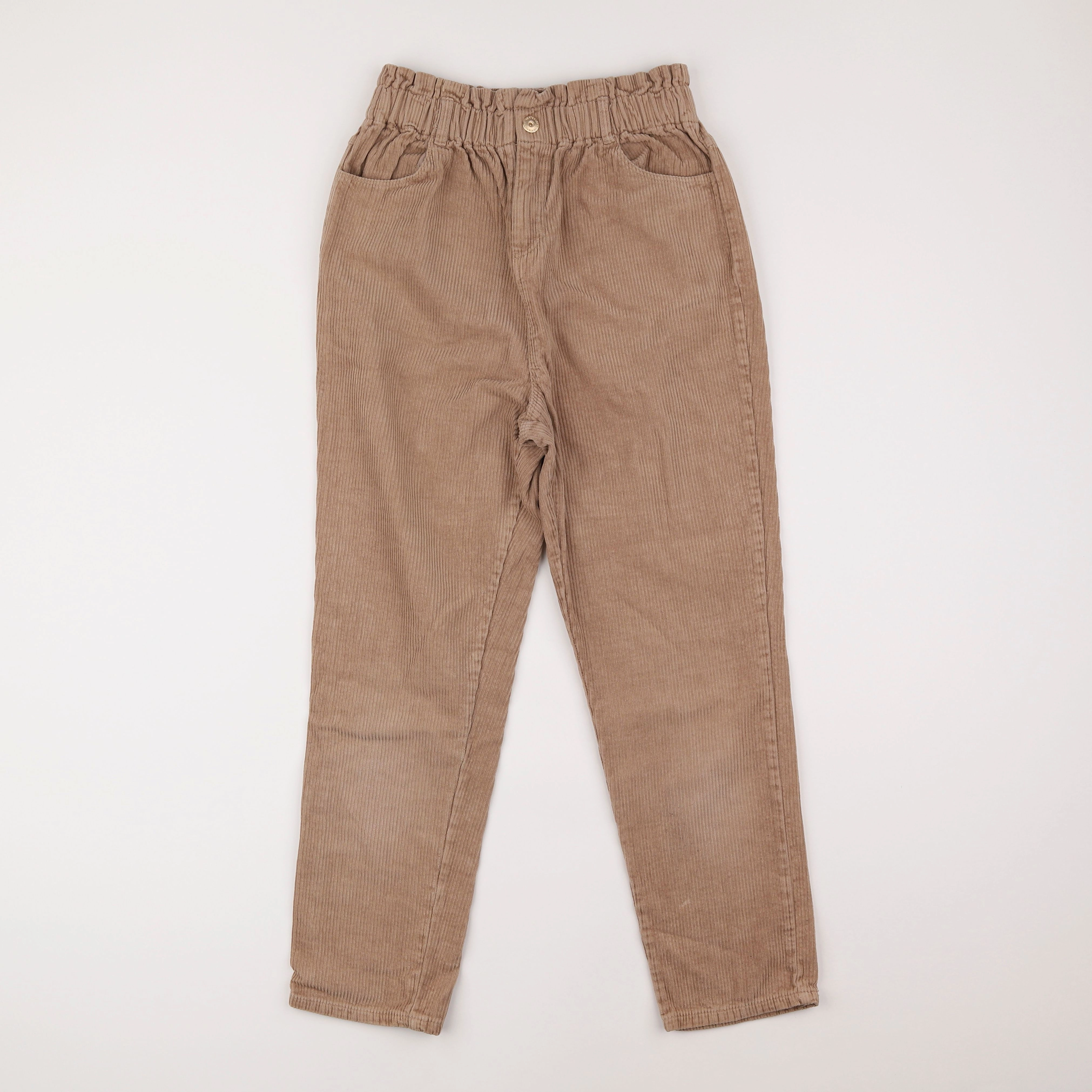 Vertbaudet - pantalon beige - 12 ans