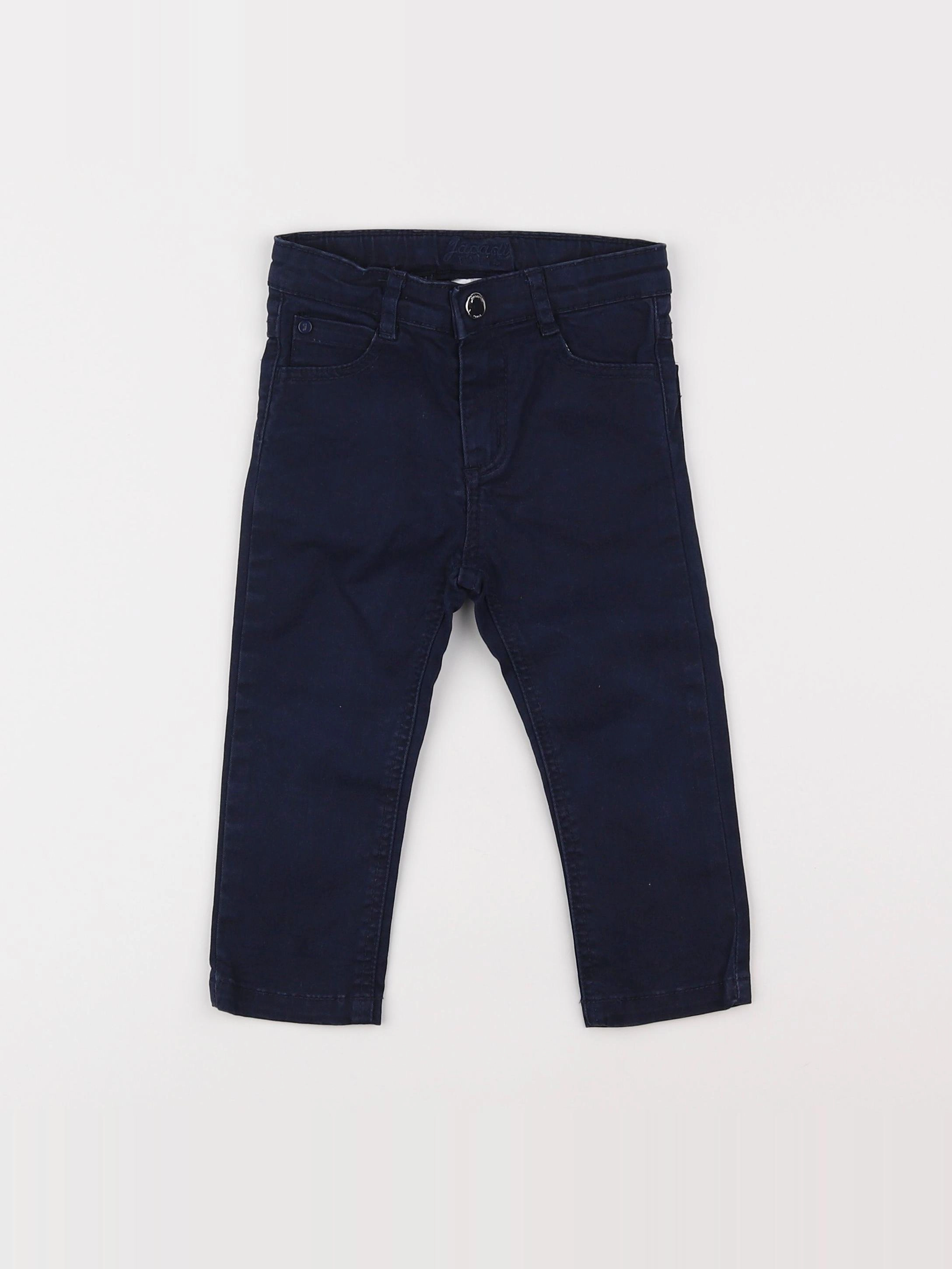 Jacadi - pantalon bleu - 18 mois