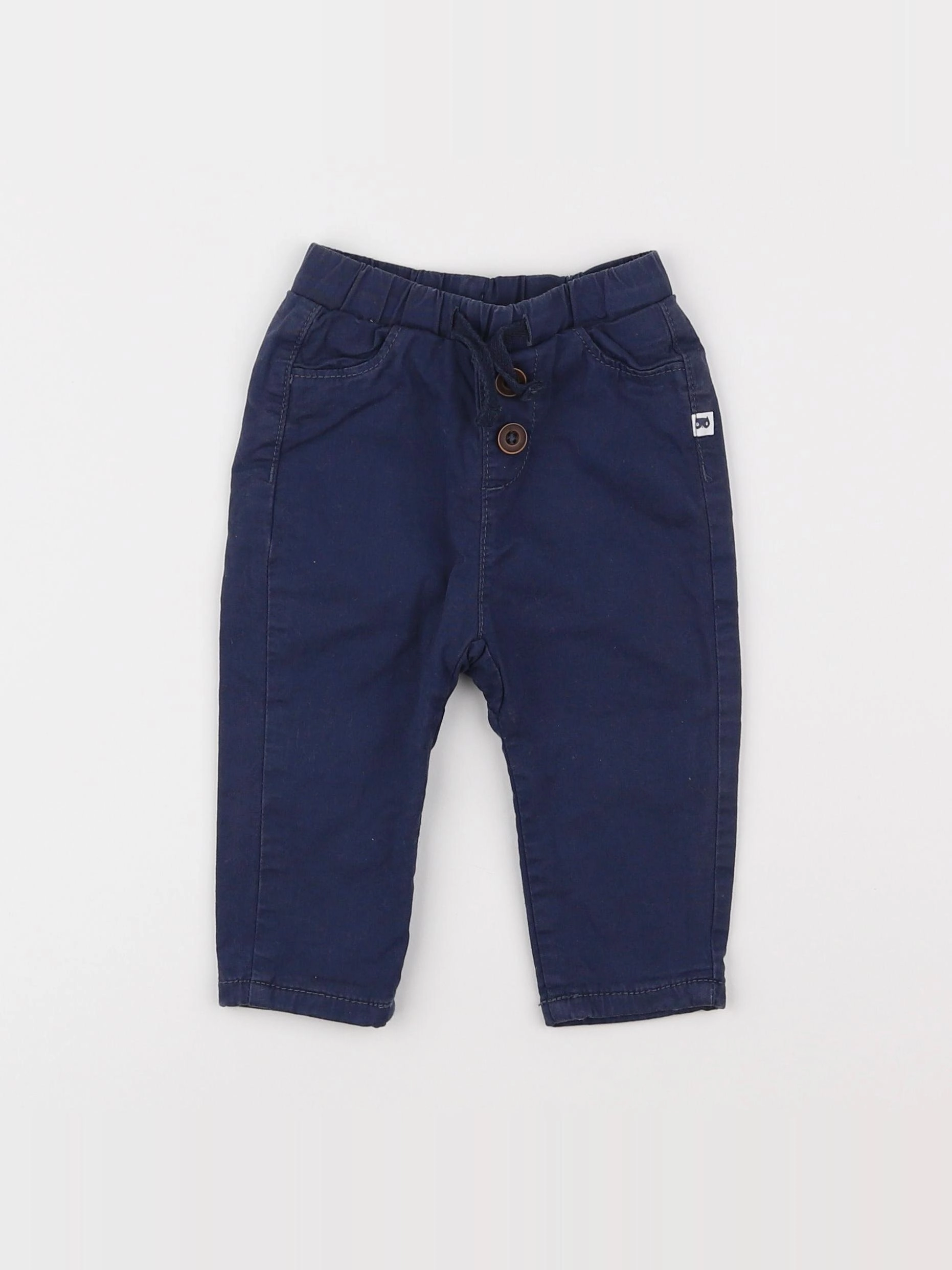 Tape à l'oeil - pantalon bleu - 6 mois