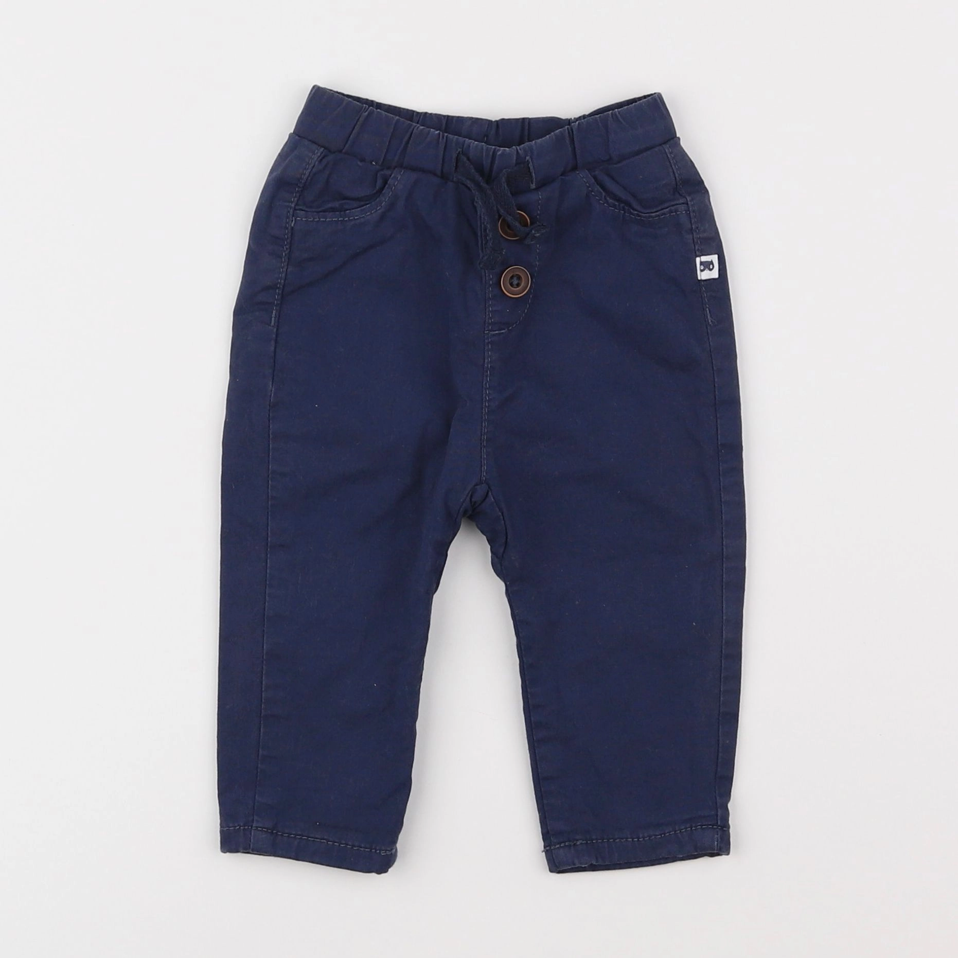 Tape à l'oeil - pantalon bleu - 6 mois