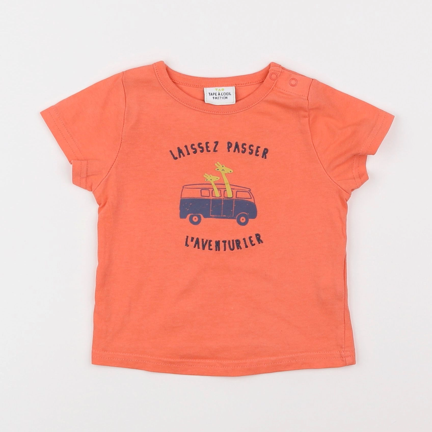 Tape à l'oeil - tee-shirt rose - 9 mois