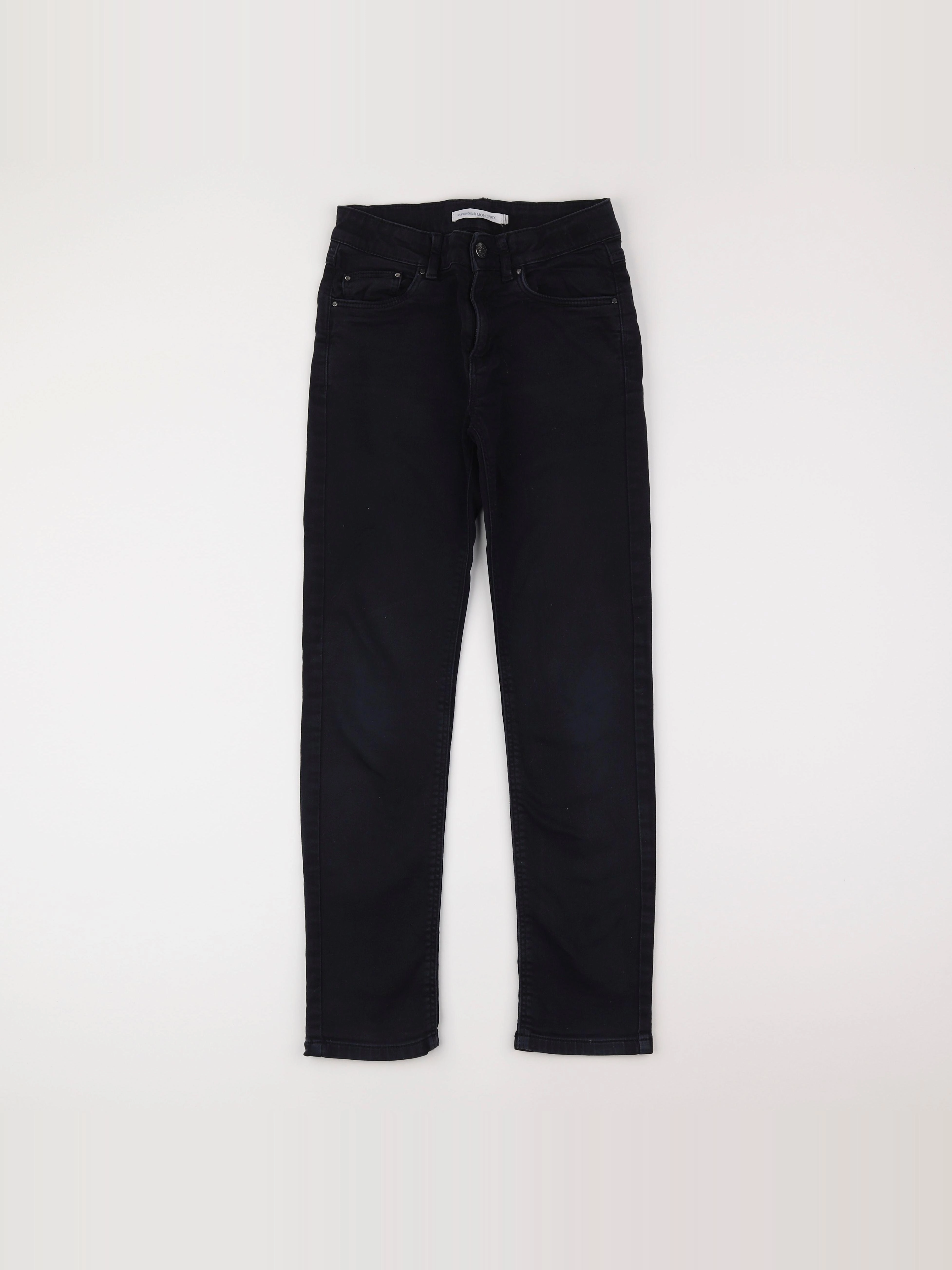 Monoprix - jean noir - 10 ans