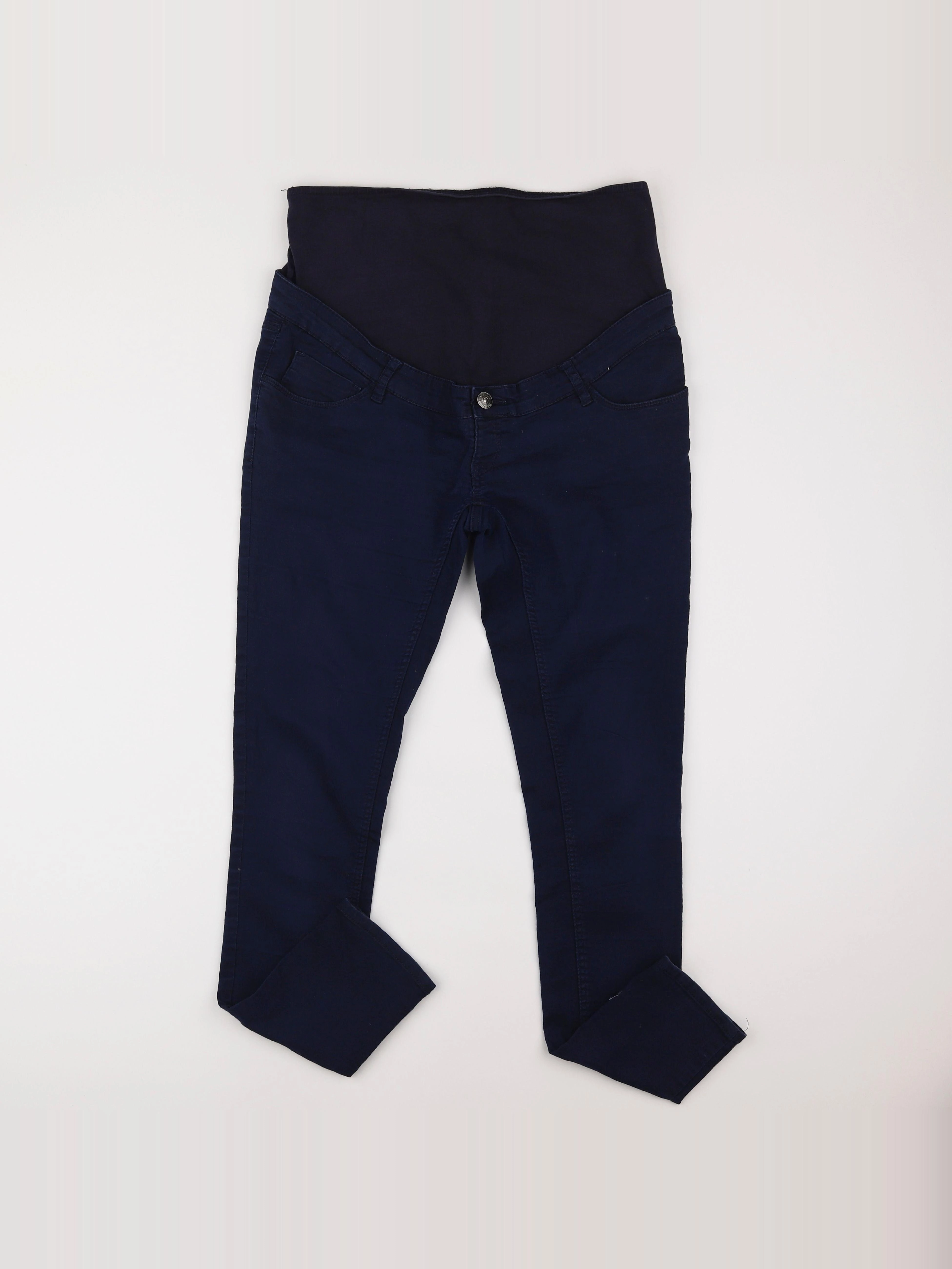 Kiabi - pantalon grossesse bleu - 38