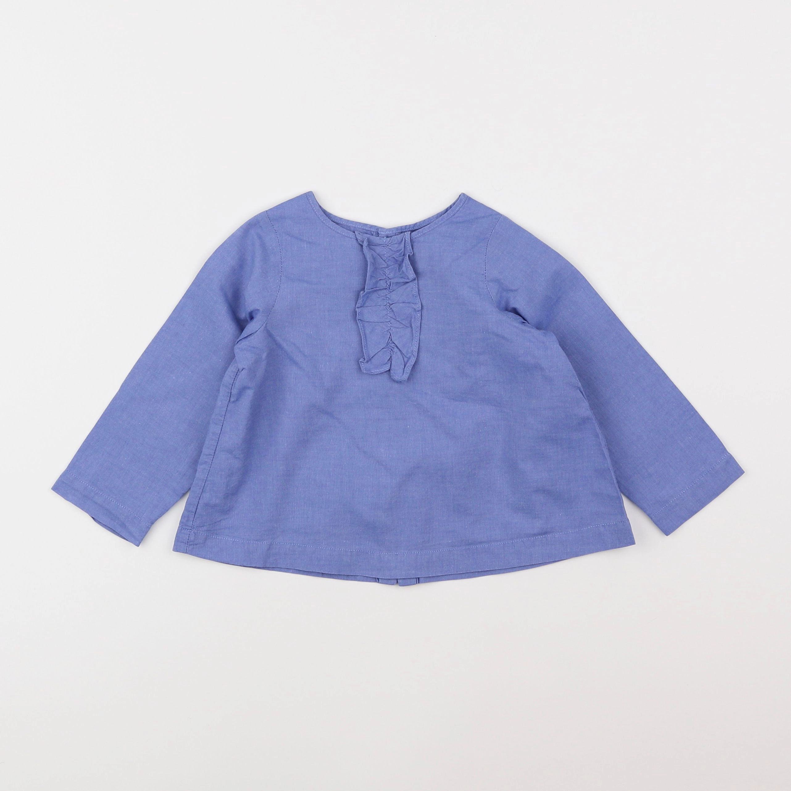 Jacadi - blouse bleu - 18 mois