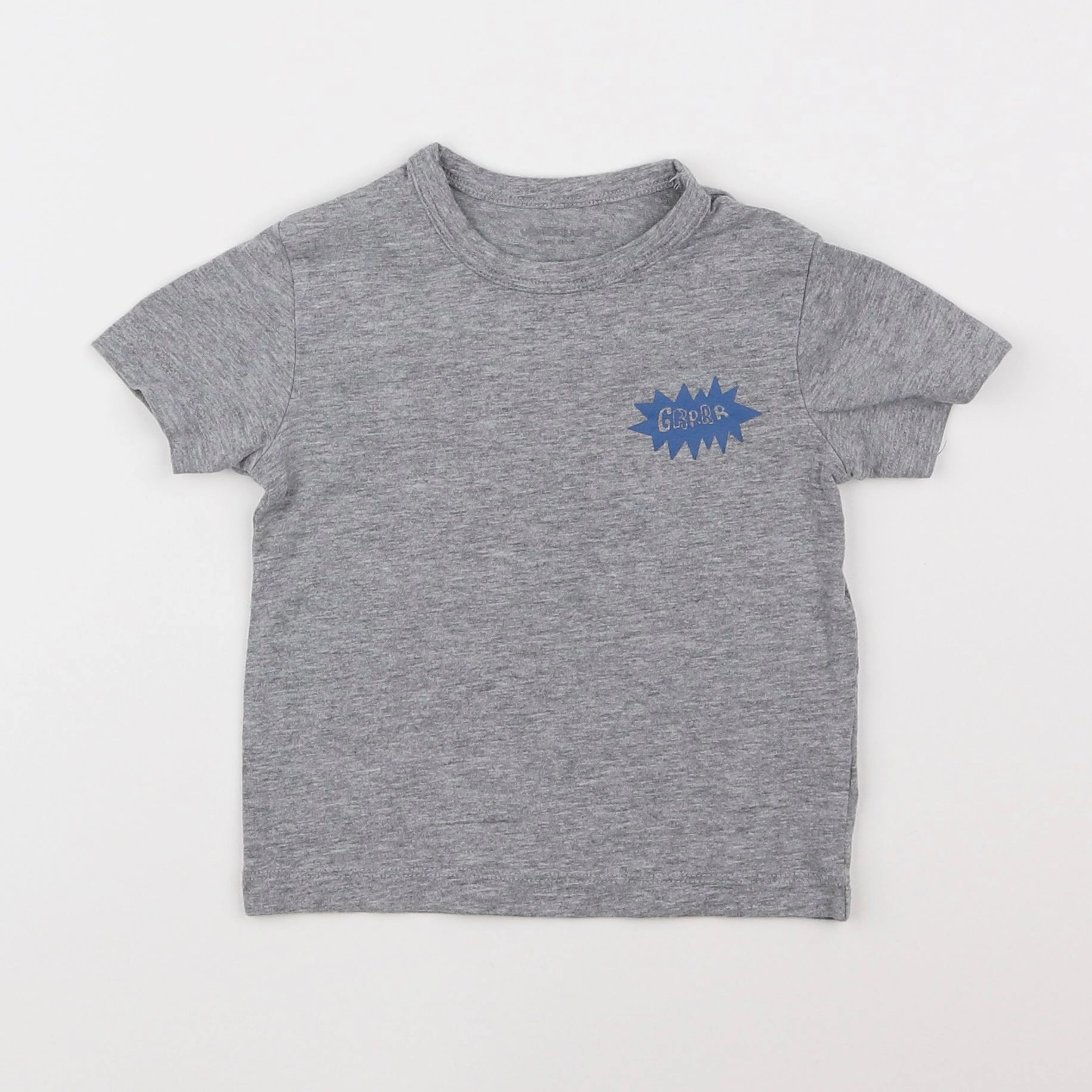 Vertbaudet - tee-shirt gris - 2 ans