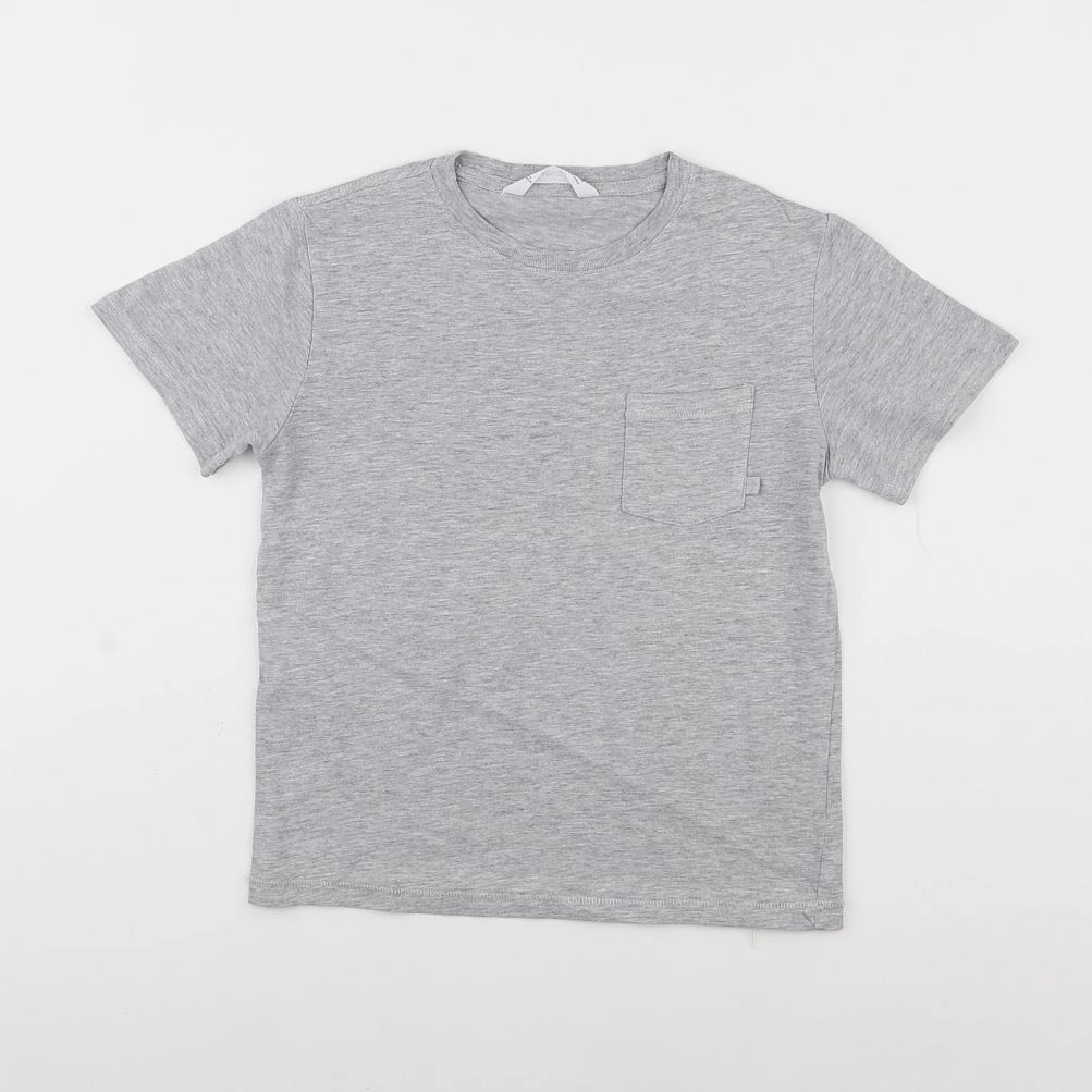 Mango - tee-shirt gris - 8 ans