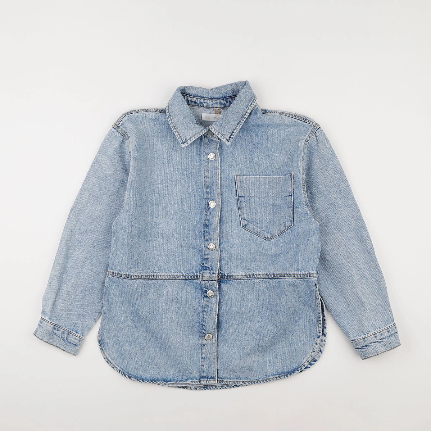 Zara - sur-chemise bleu - 11/12 ans