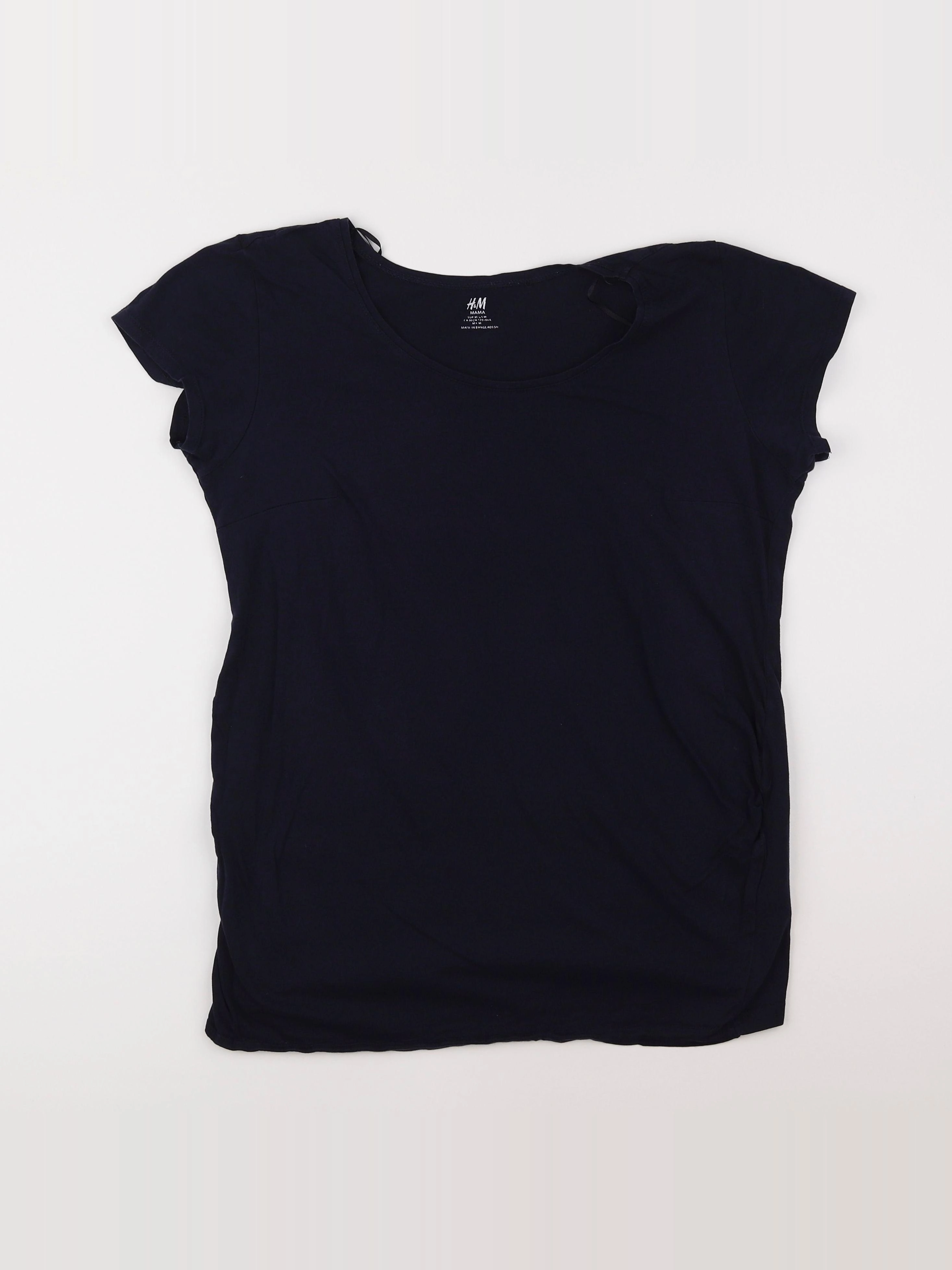 H&M - tee-shirt grossesse noir - 40 à 42