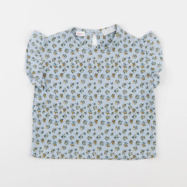 Mango - tee-shirt bleu - 3/4 ans