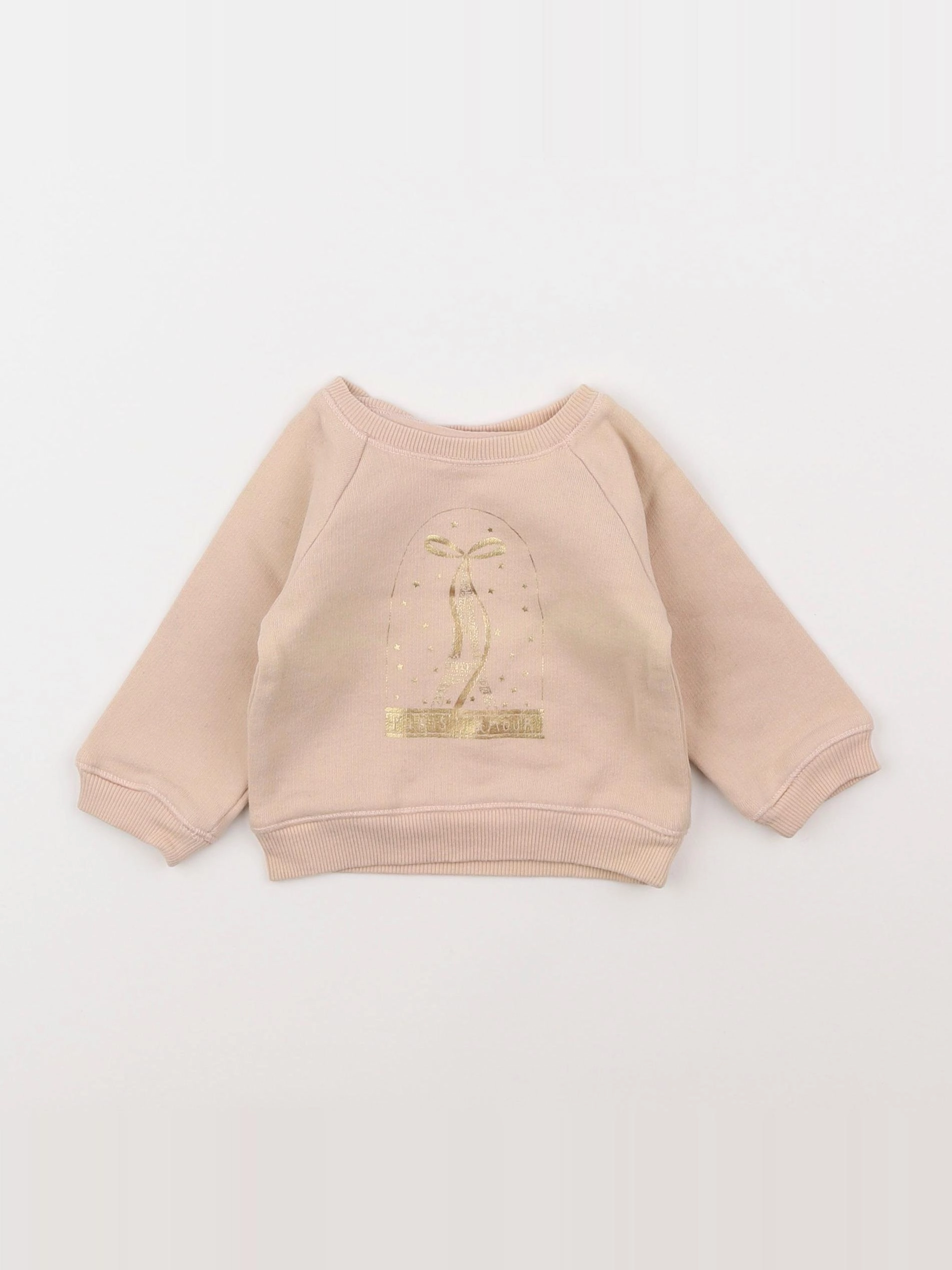 Louis Louise - sweat rose - 6 mois