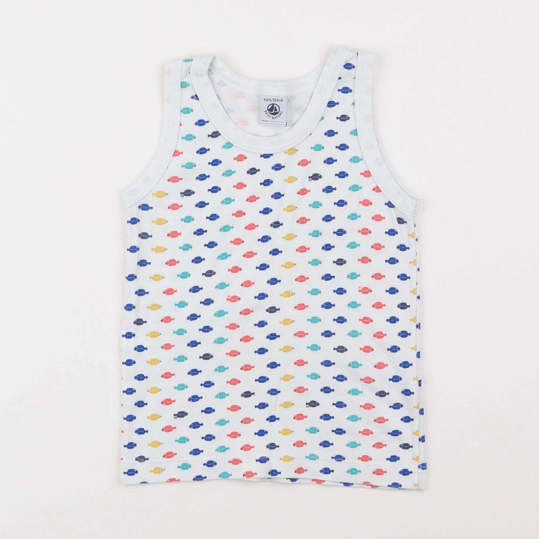 Petit Bateau - maillot de corps blanc - 4 ans