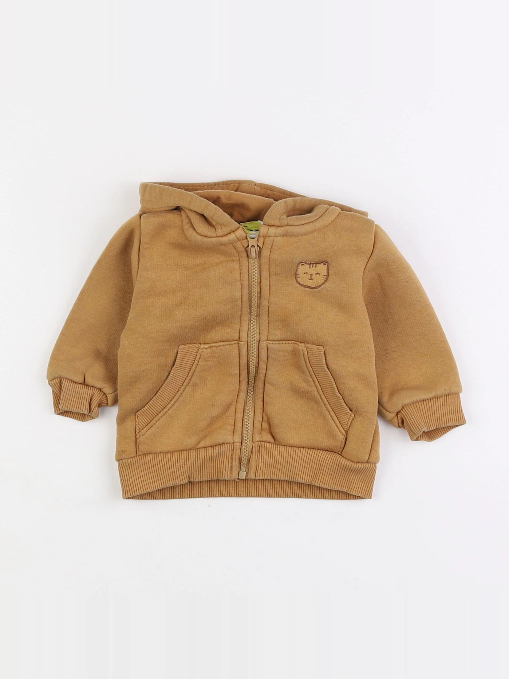 Tape à l'oeil - sweat marron - 3 mois