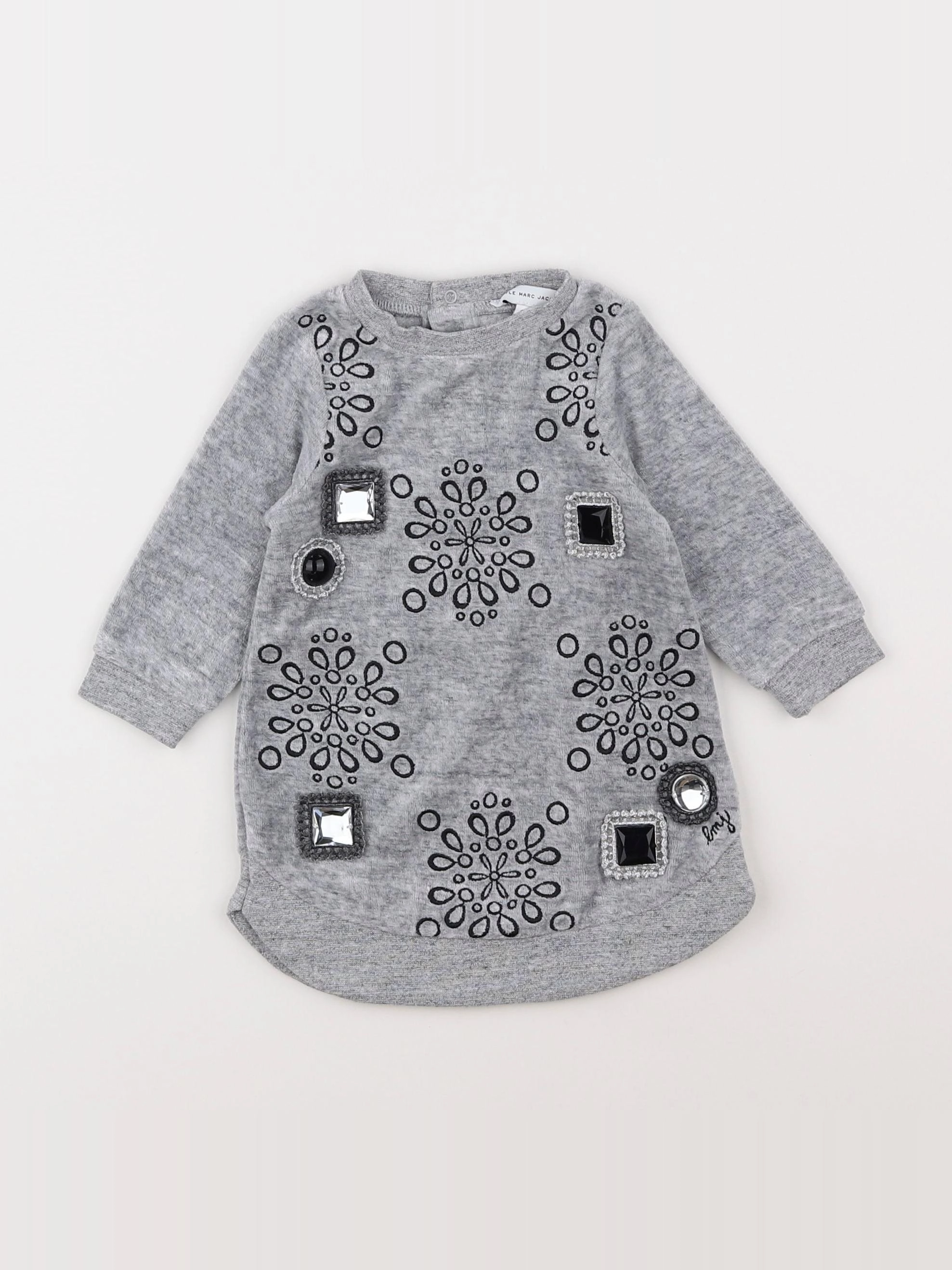 Little marc jacobs - robe gris - 6 mois