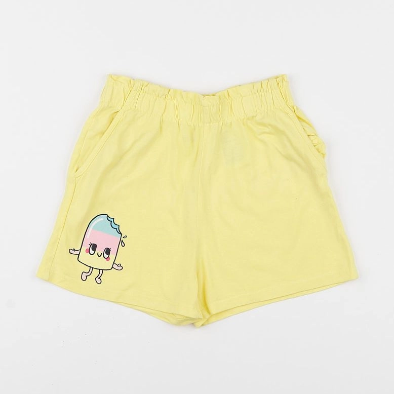 H&M - short jaune - 8/9 ans